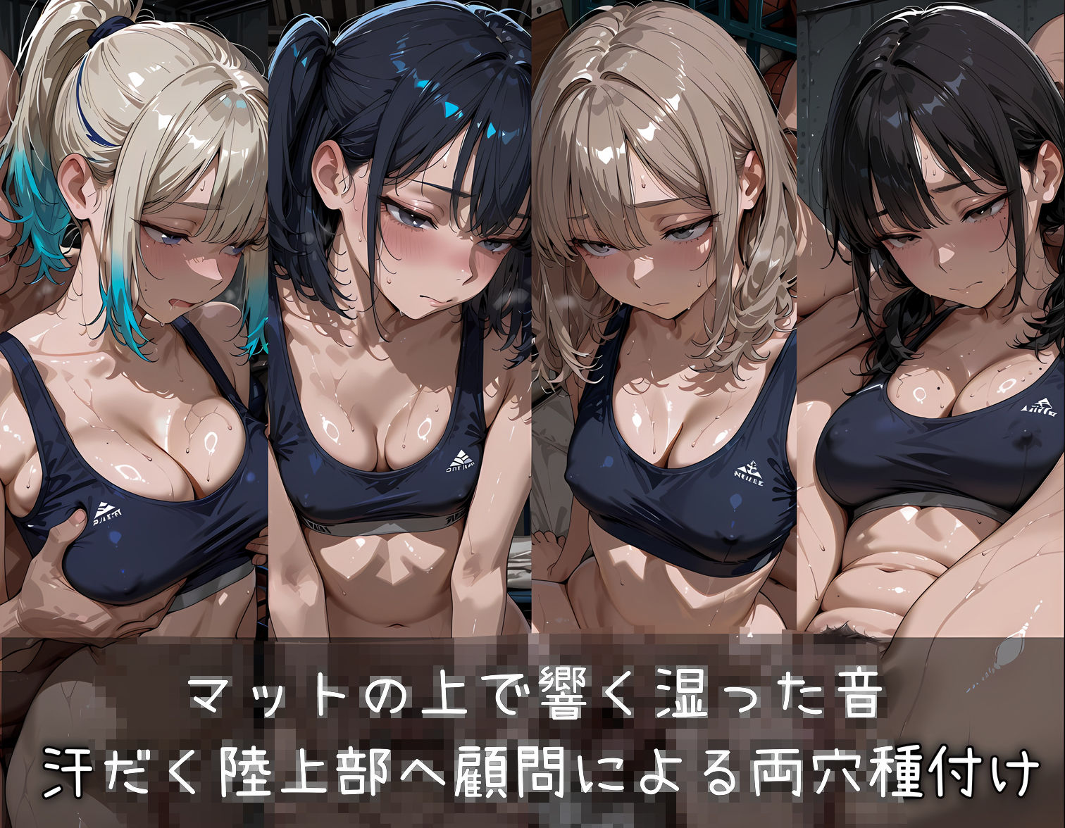 顧問に抱かれる陸上部