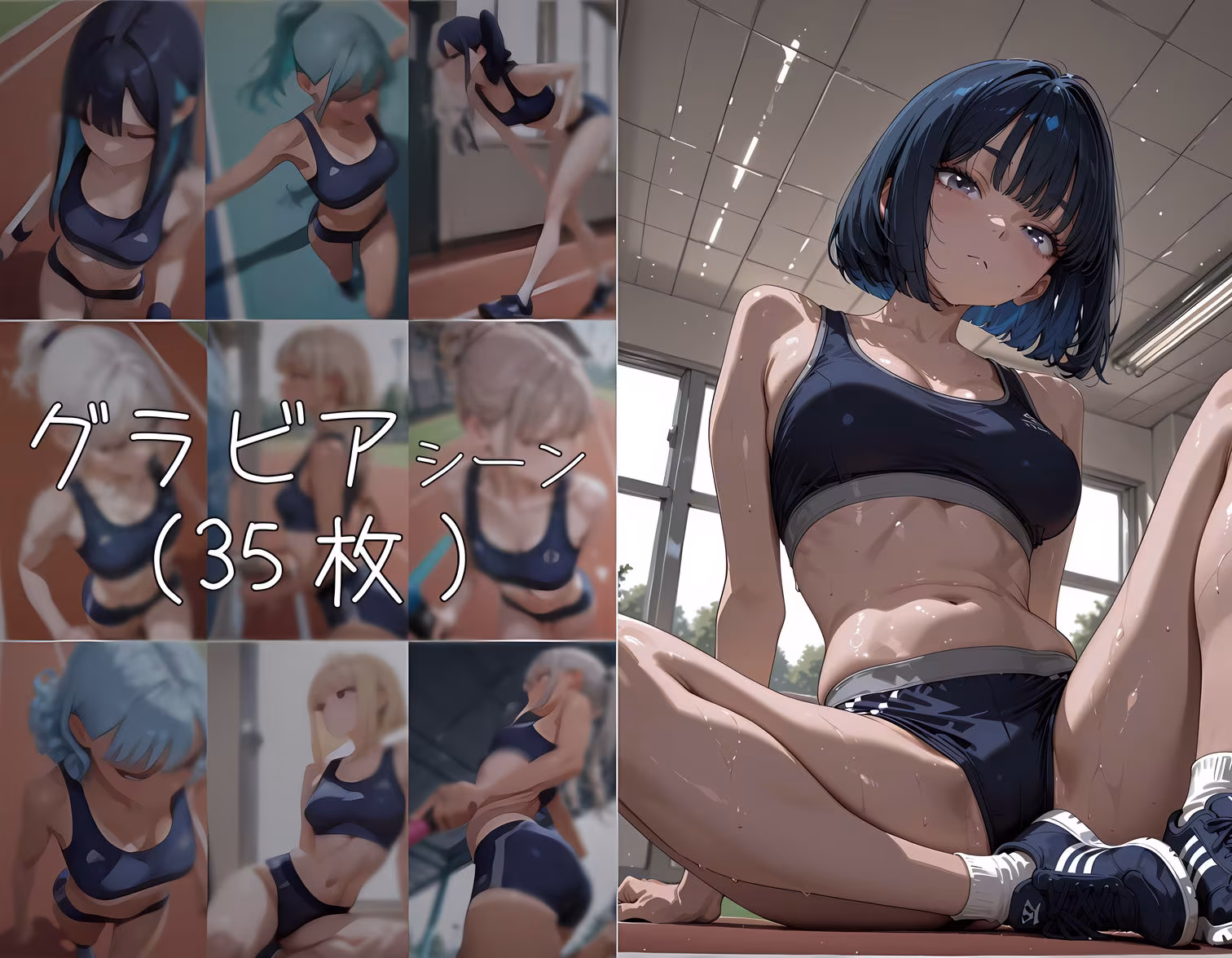 顧問に抱かれる陸上部