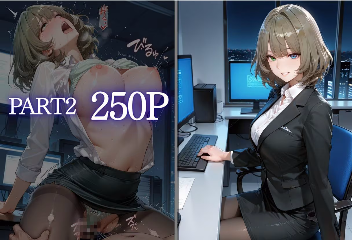 深夜残業OL 〜我慢の限界を迎えた同僚にオフィスで犯●れ、事後即2回戦中出しされるまでVol.1