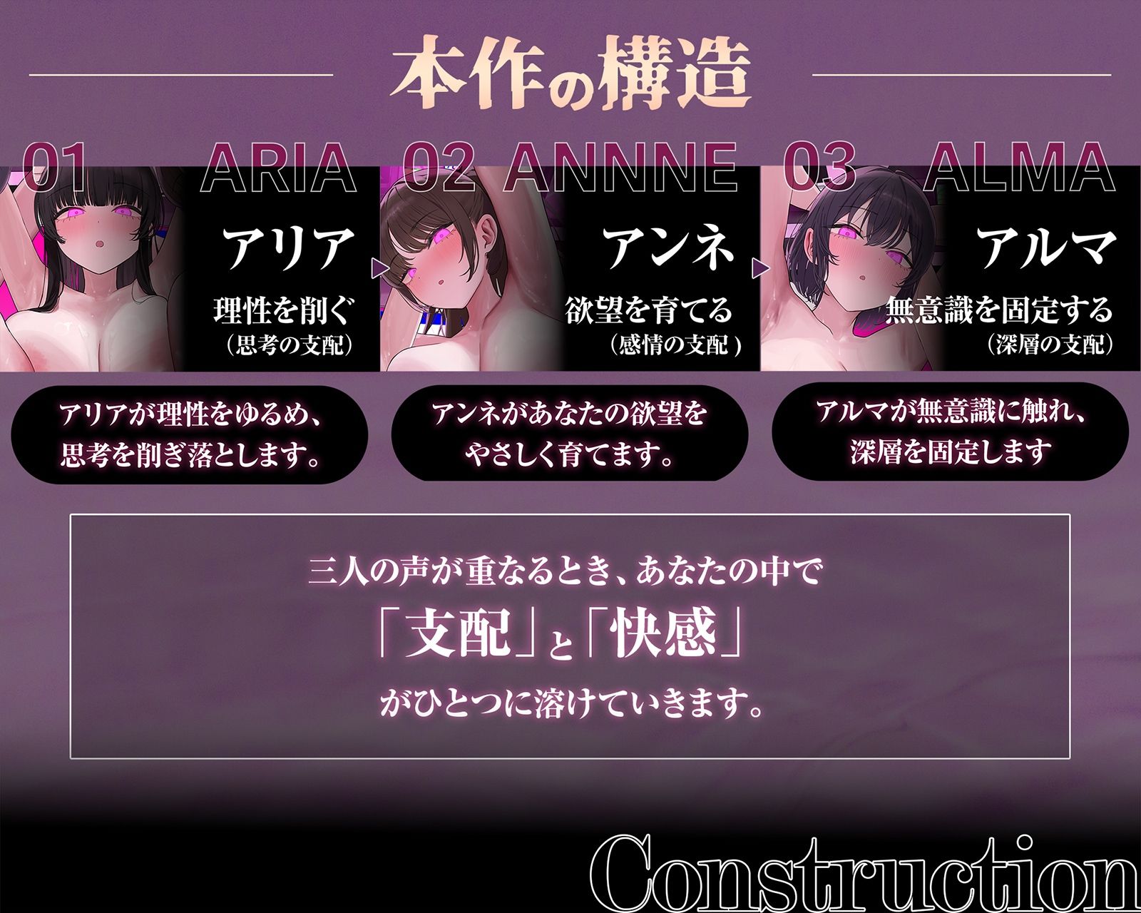 【イキ癖、脳侵食】快・楽・洗・脳〜耳から犯●れ腰が勝手に動き出す『無抵抗射精実験』プログラム〜