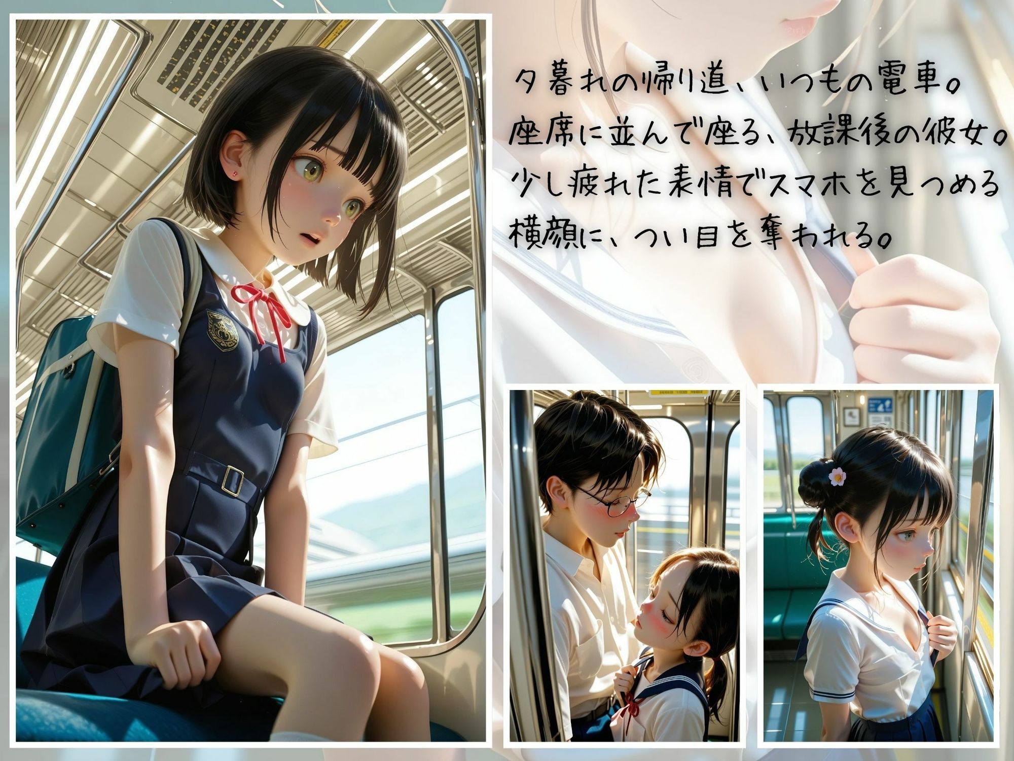 放課後リアル＃12〜揺れる電車でほどける制服〜