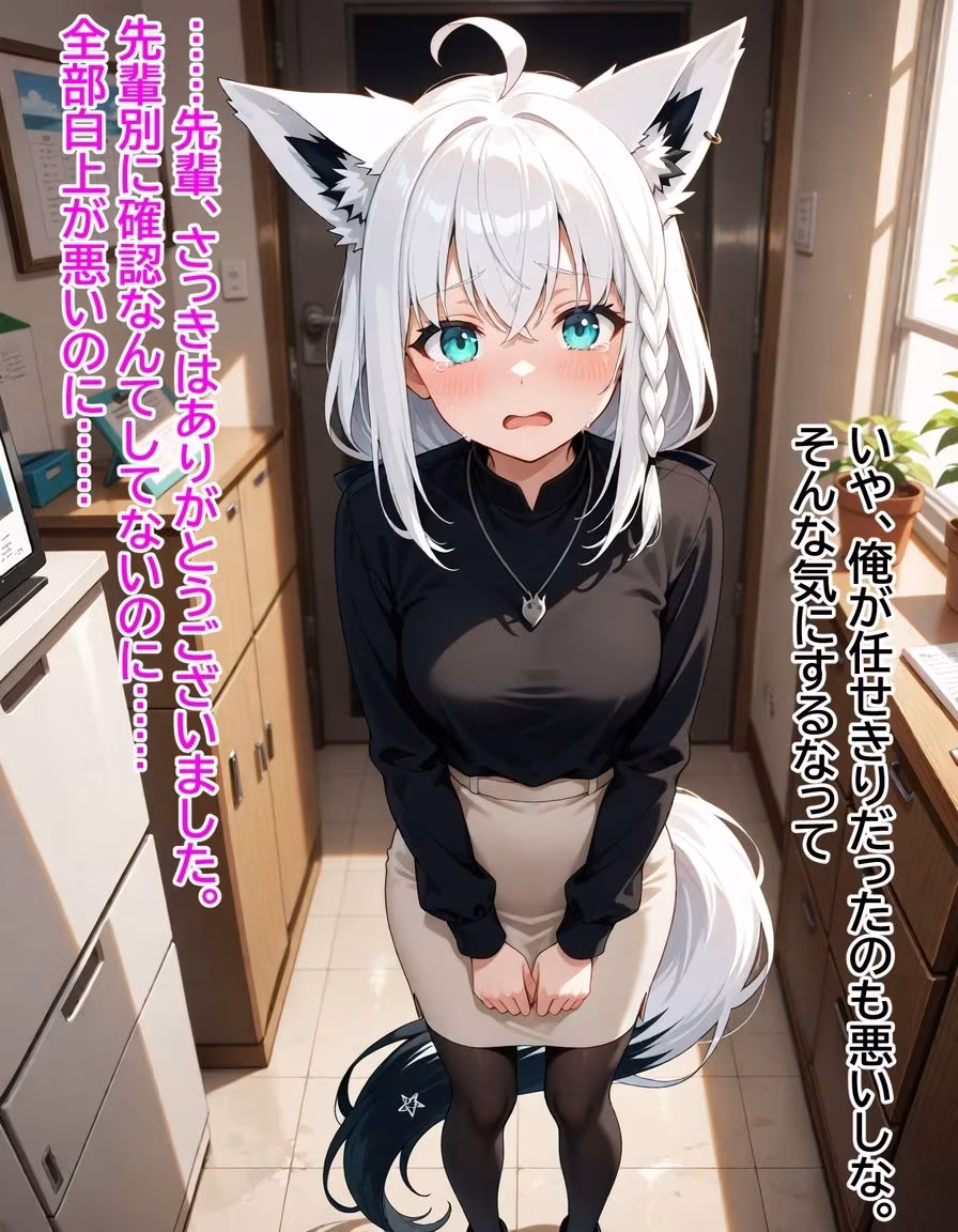 ヤンデレ彼女湊あ〇あ2 〜後輩フブキの足コキ誘惑〜