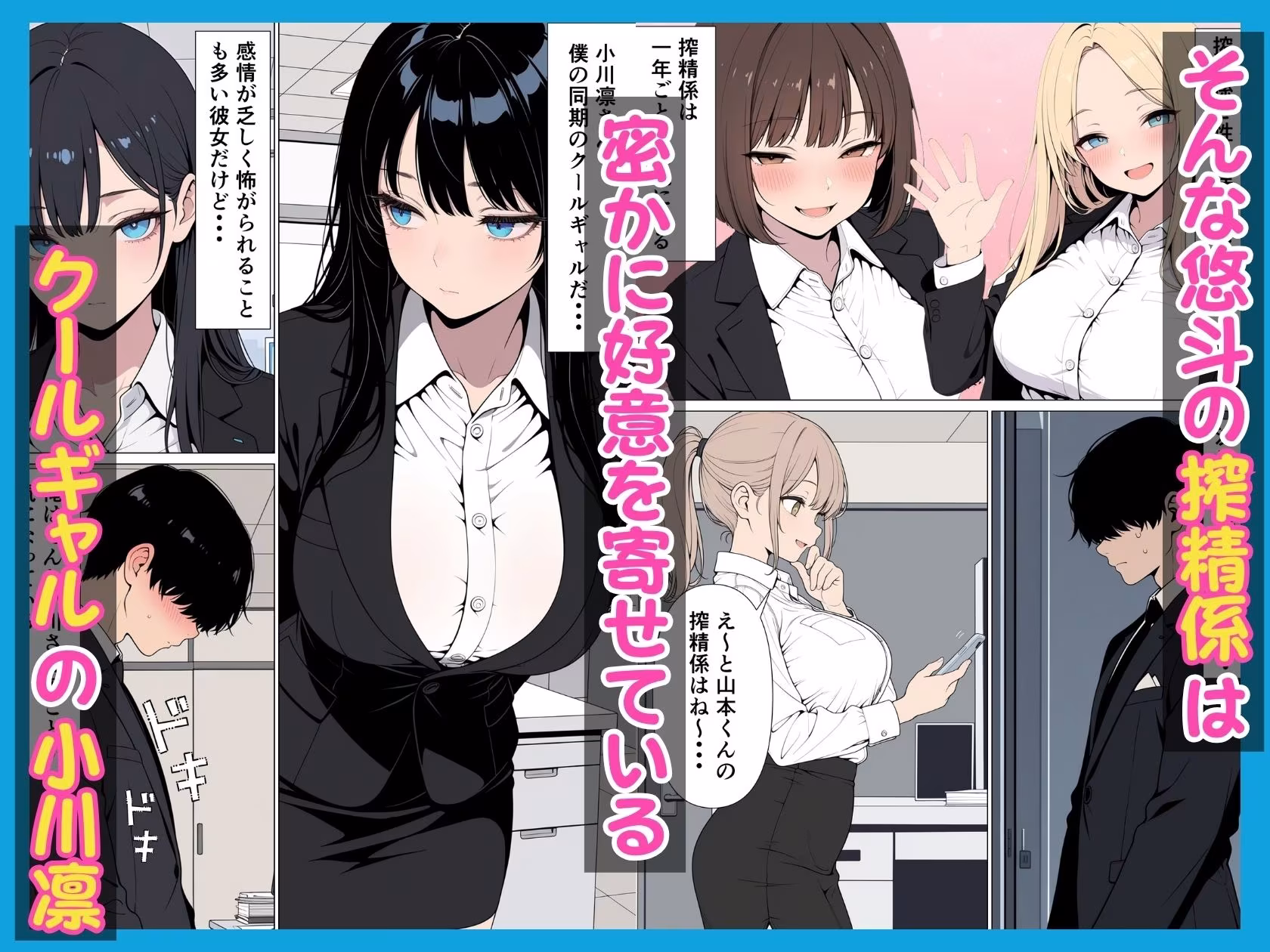 性処理係のクールギャルに媚薬を盛って潮だくあまあまセックス