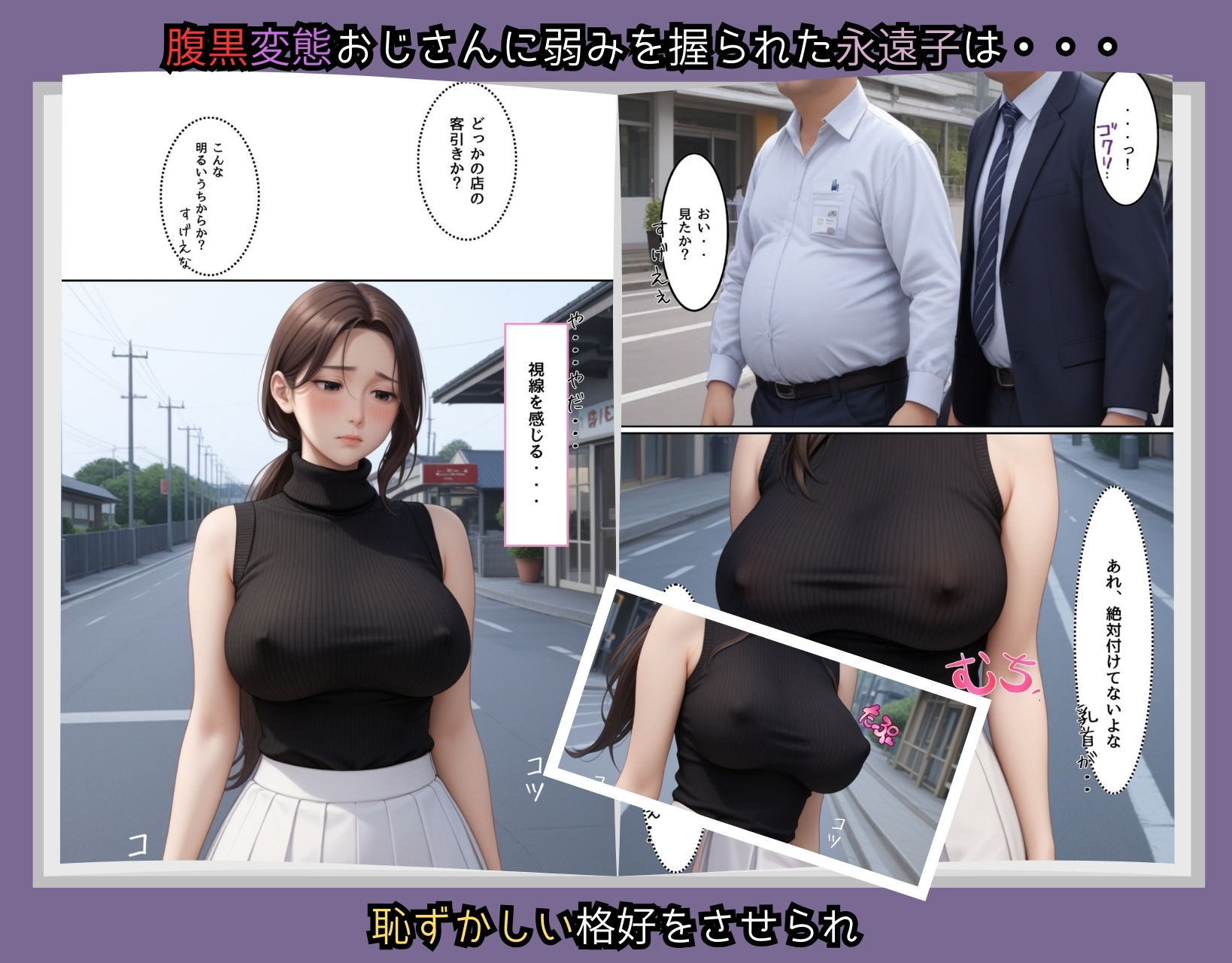 〜寝取られた妻と娘〜【公衆トイレで〇〇してウブな生娘にも強〇種付け編】