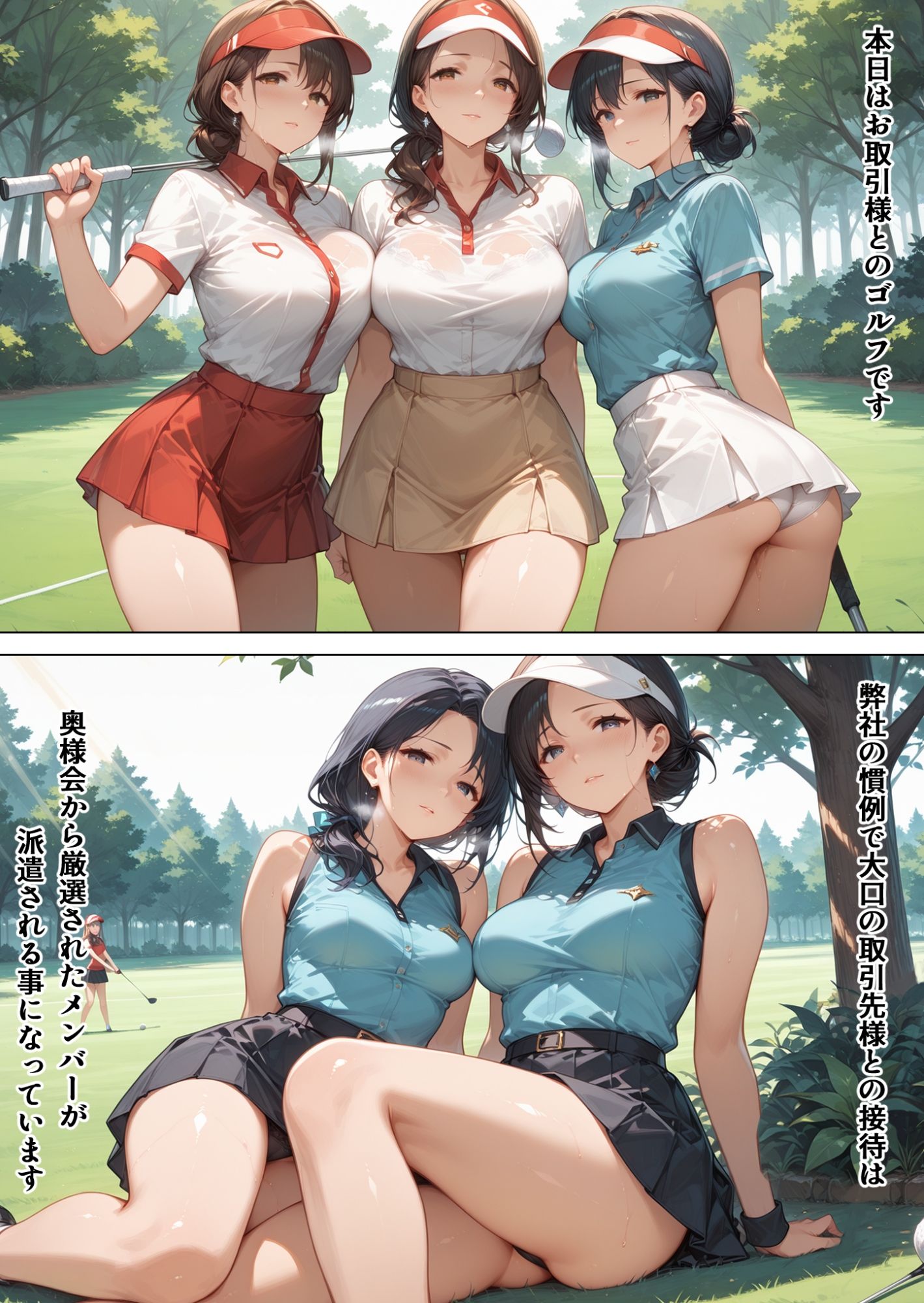 爆乳ミセス 性接待ゴルフ編 vol.14【セリフ入有】