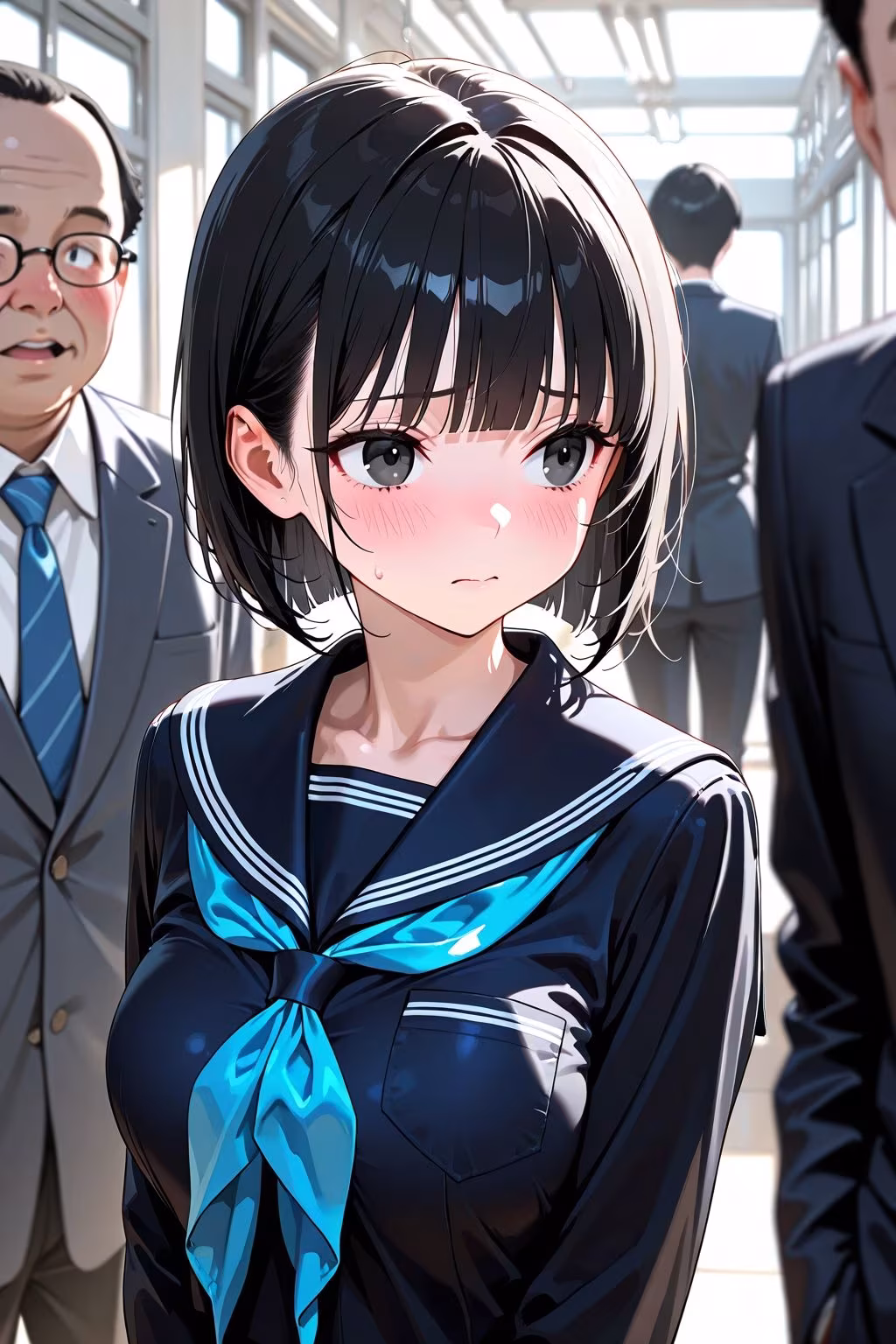 学校中のメスは校長の言いなり奴●で、性処理道具として使い倒される笑