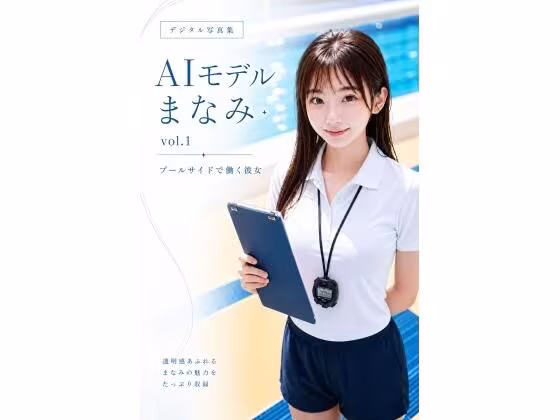AIモデルまなみ vol.1 プールサイドで働く彼女