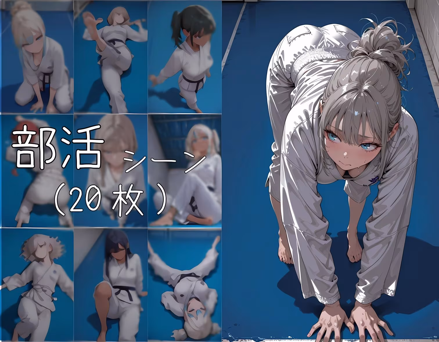 道着の下の柔肌 柔道部