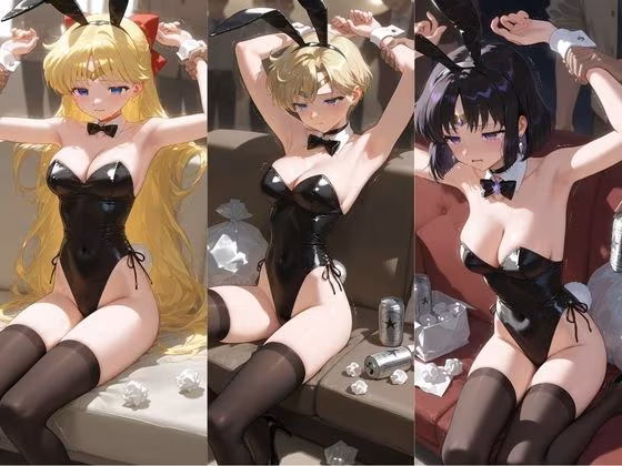 ヒロインが複数男の標的に！！ 催●で抵抗できず輪〇地獄！！ セ〇ラームーン 2