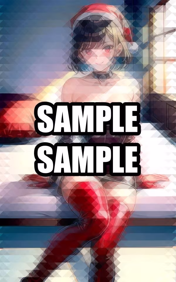 エナメルのサンタコスプレ美女イラスト集