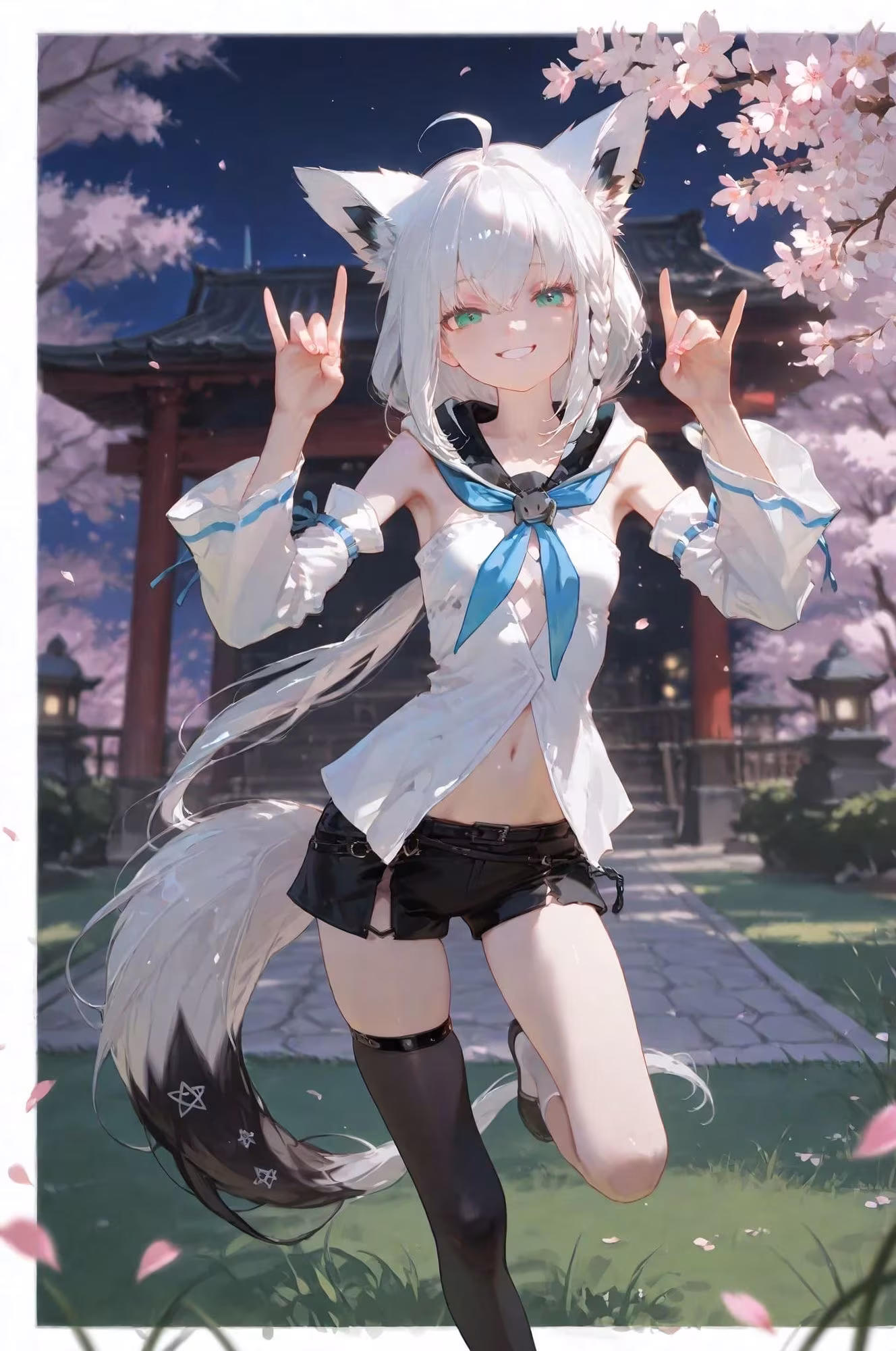 白き狐と蒼き鮫（2）-桜-