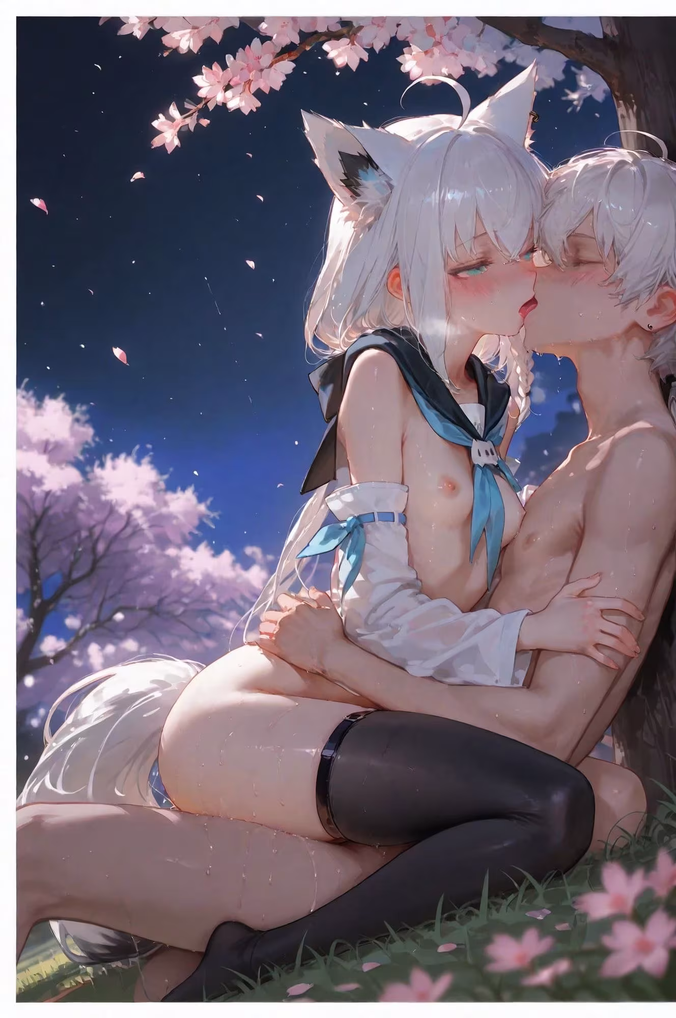 白き狐と蒼き鮫（2）-桜-