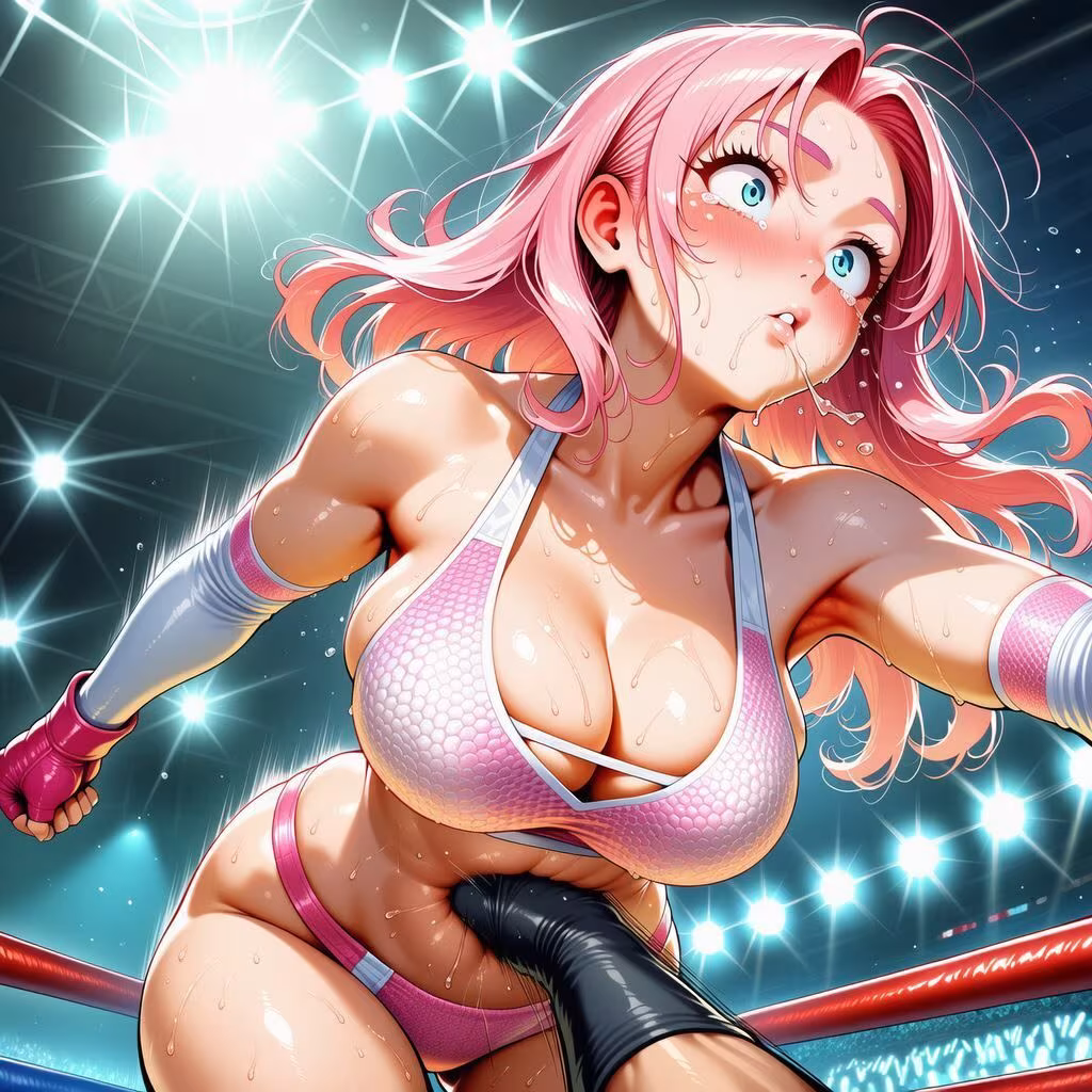 【動画あり】美少女アイドルレスラー完全敗北  〜星宮一花のリョナCG集〜