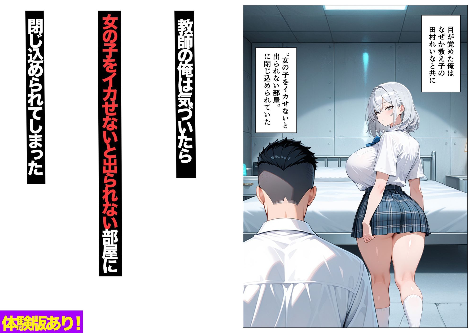 教え子のダウナーギャルをイカせないと出られない部屋