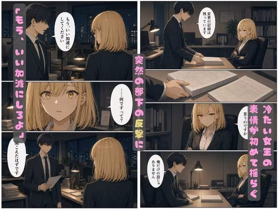 理不尽パワハラに耐えかねた部下がオフィスで逆襲！爆乳を犯し肉奴●に堕とす一夜