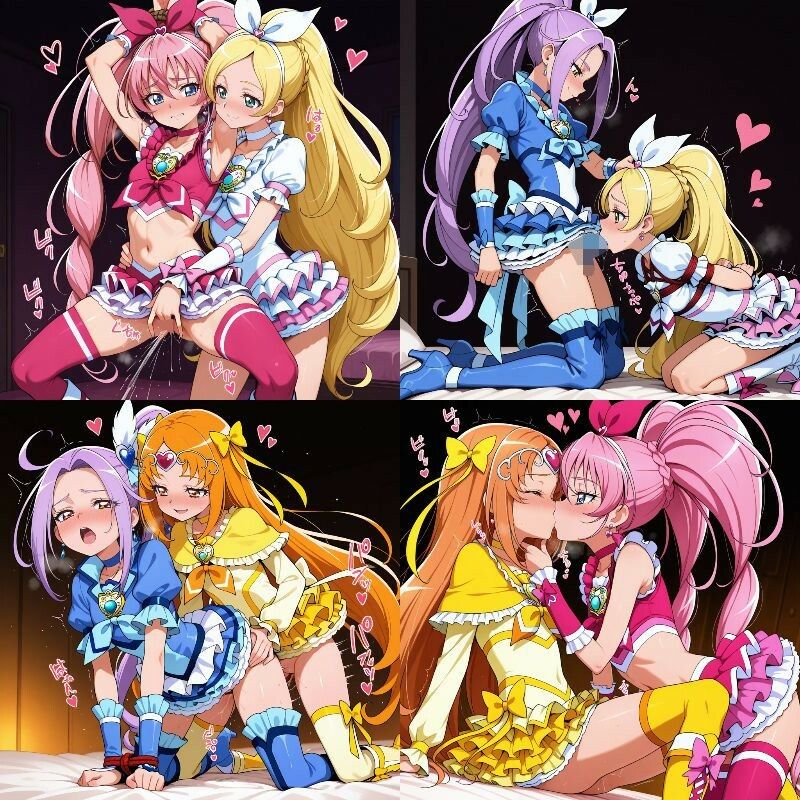 スイートプ●キュア エロCG集 〜スイートな変身ヒロインたち 酒池肉林編〜