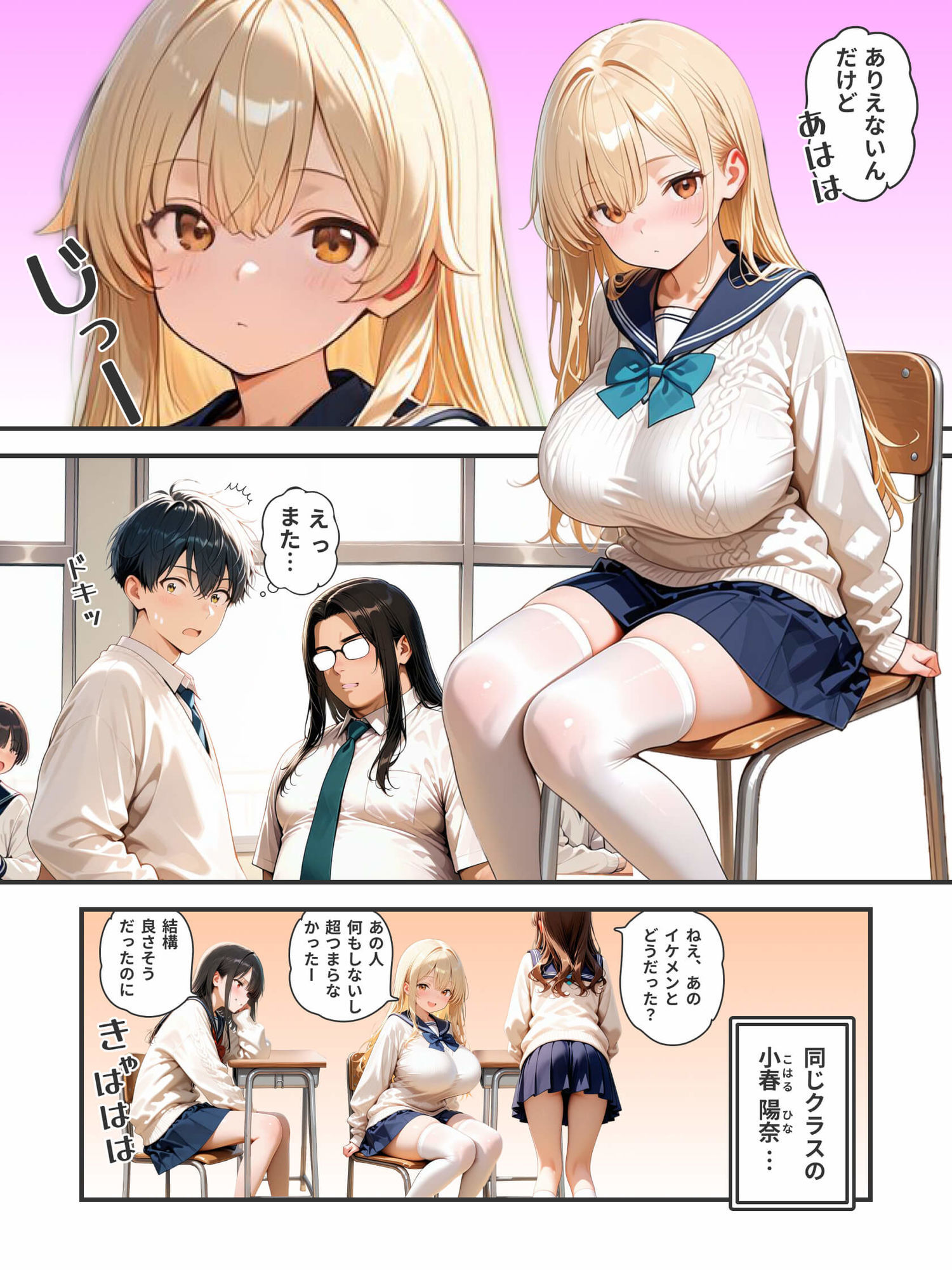 学園一のアイドル  マル秘趣味  「○根の物色」