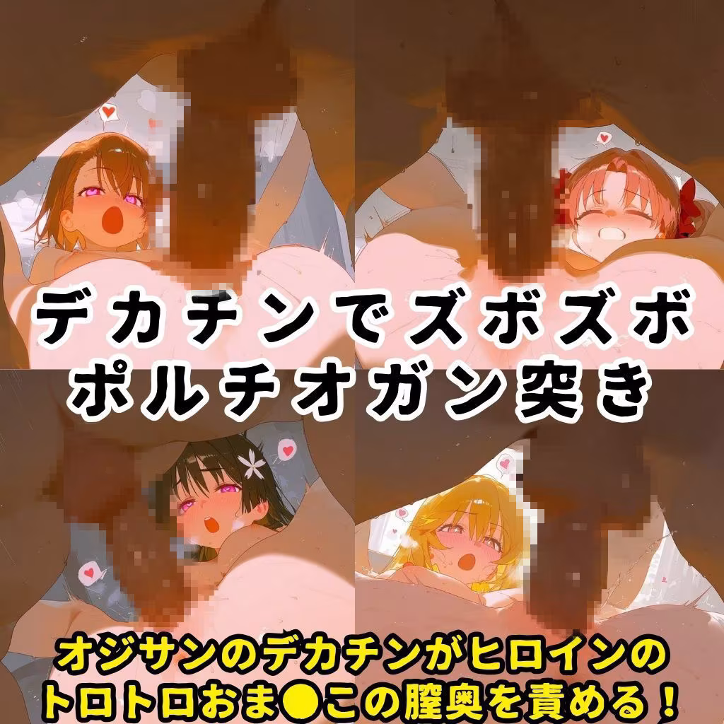 催●スマホを手に入れた小太りおっさん（39）の2次元ヒロインぶっ壊しSEX〜と●る科学の超電●砲編〜