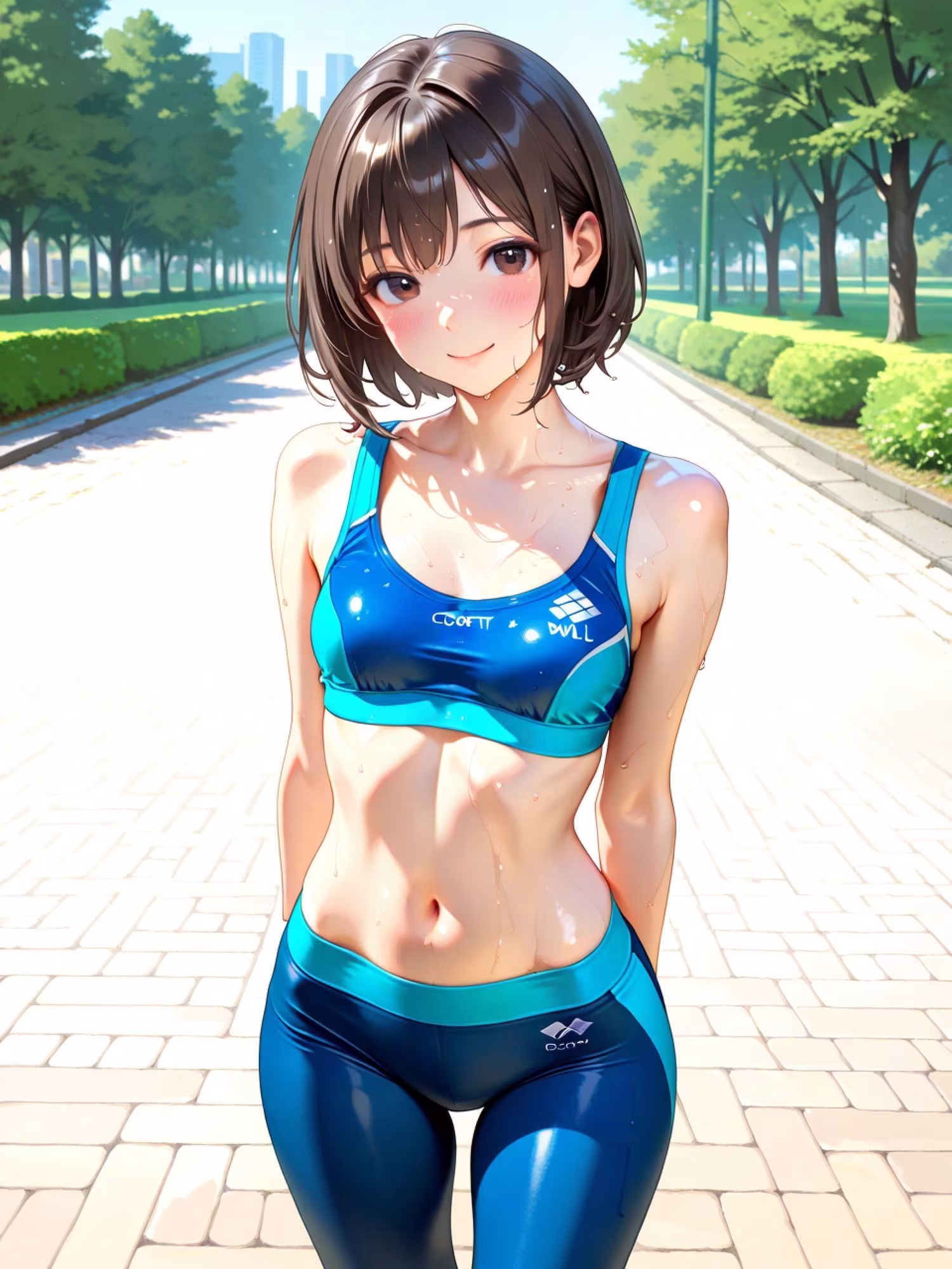 スポブラの女の子