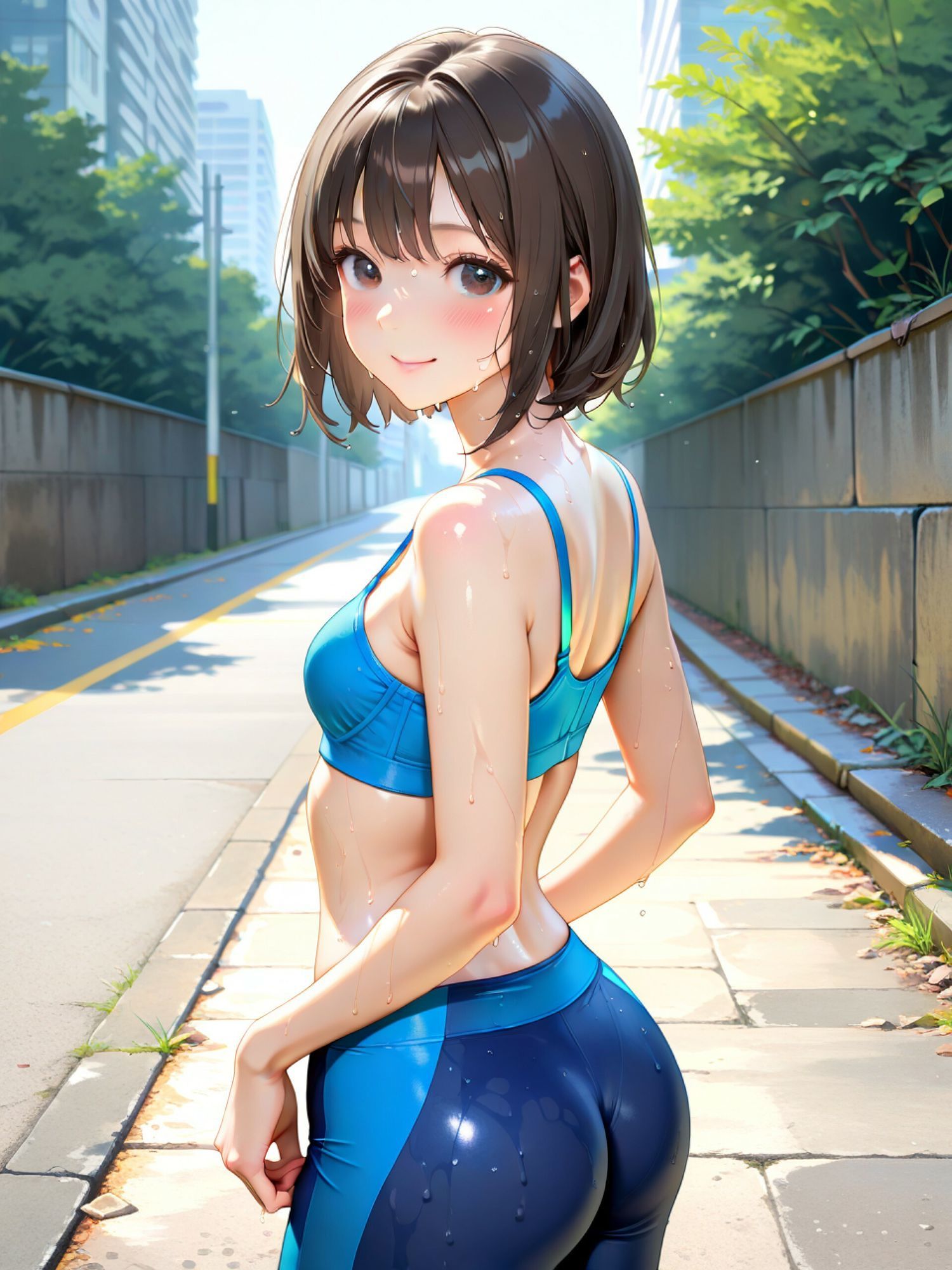 スポブラの女の子