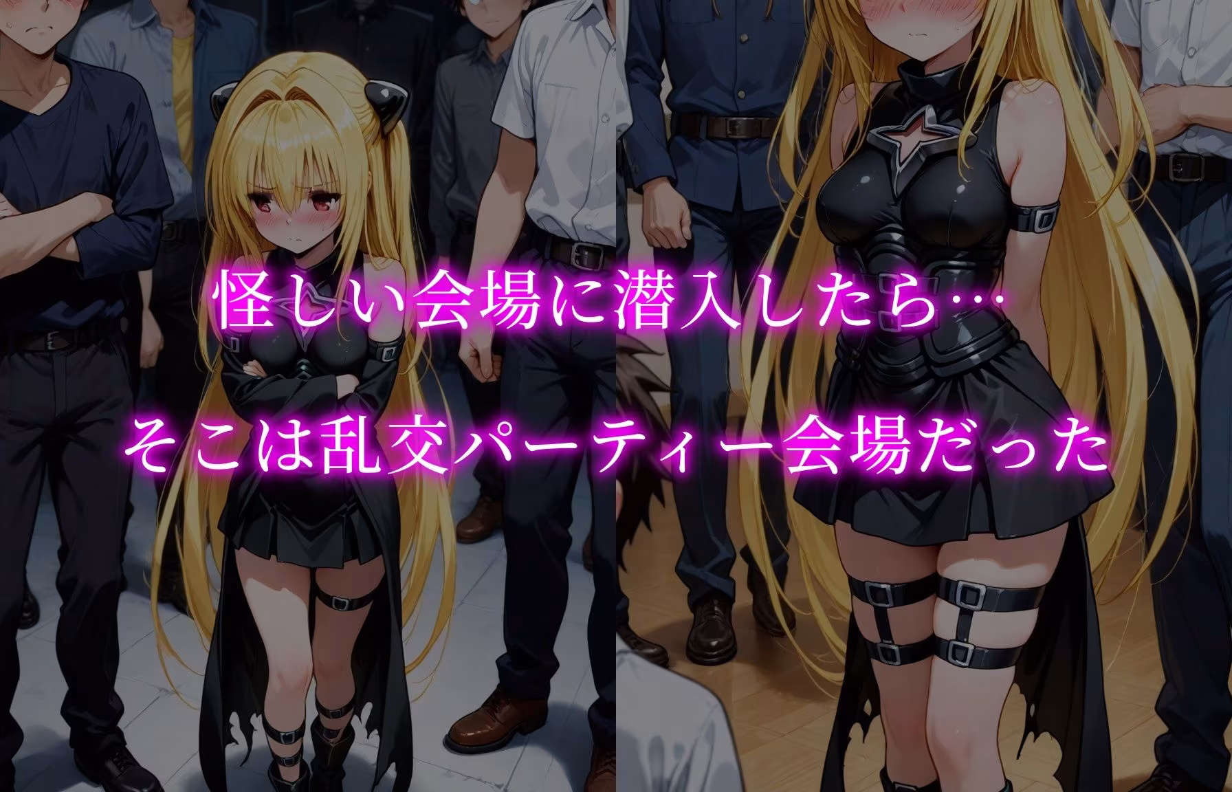 ToLOVEる妊娠乱交パーティー ヤミが怪しい会場に潜入！？男たちに中出し種付けされまくり