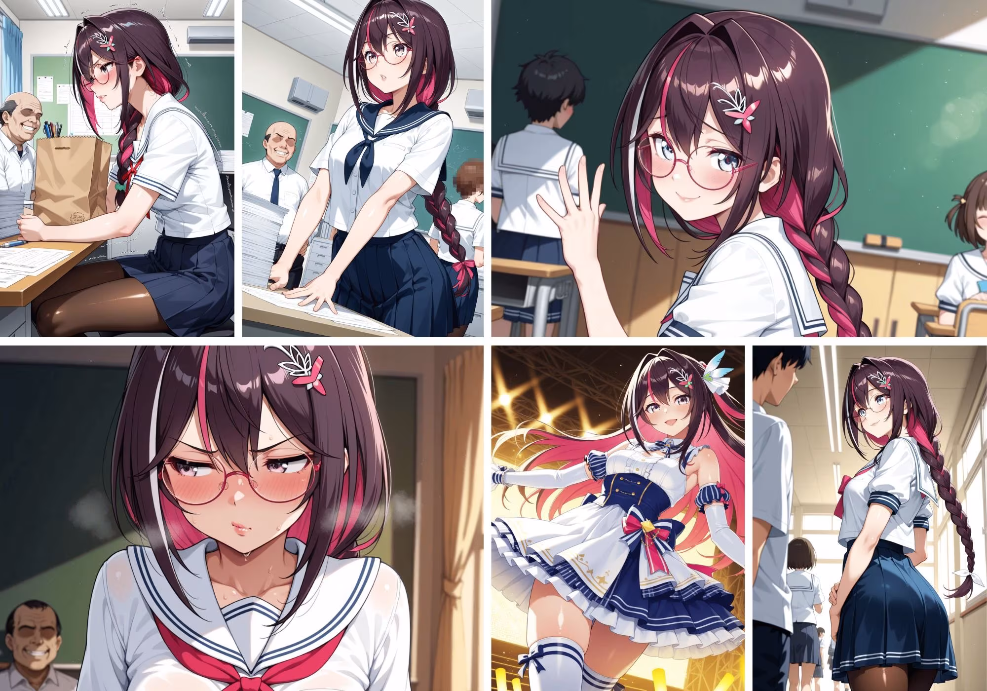 変態教師にアイドルばれしたAZ〇i