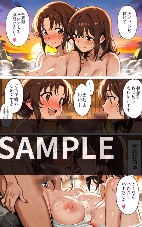 幼馴染と 混浴温泉で 一線を超えちゃう