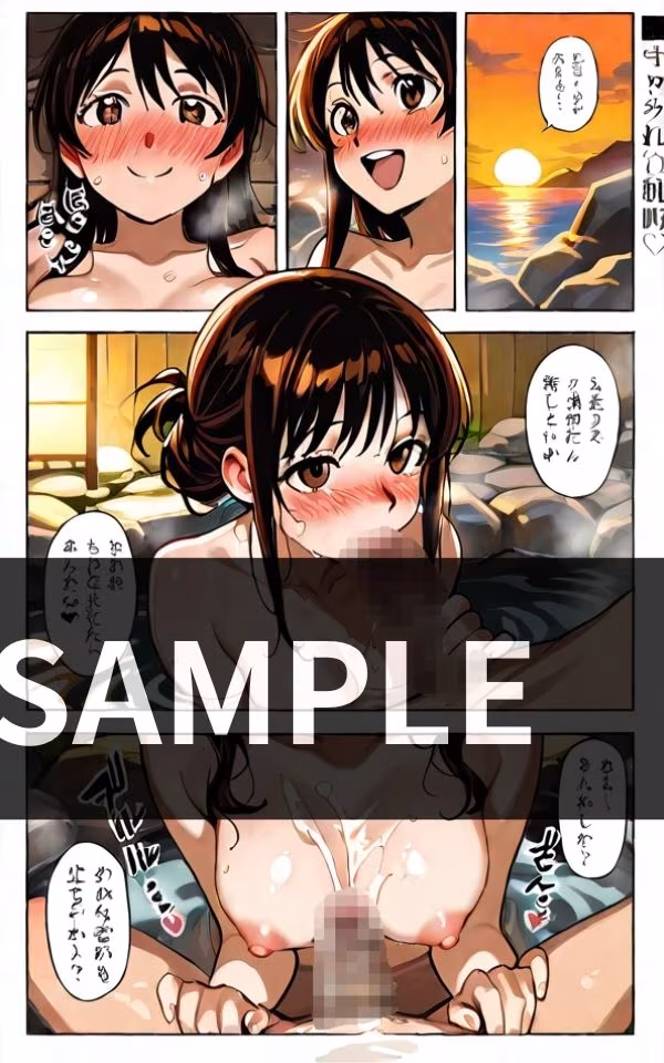 幼馴染と 混浴温泉で 一線を超えちゃう