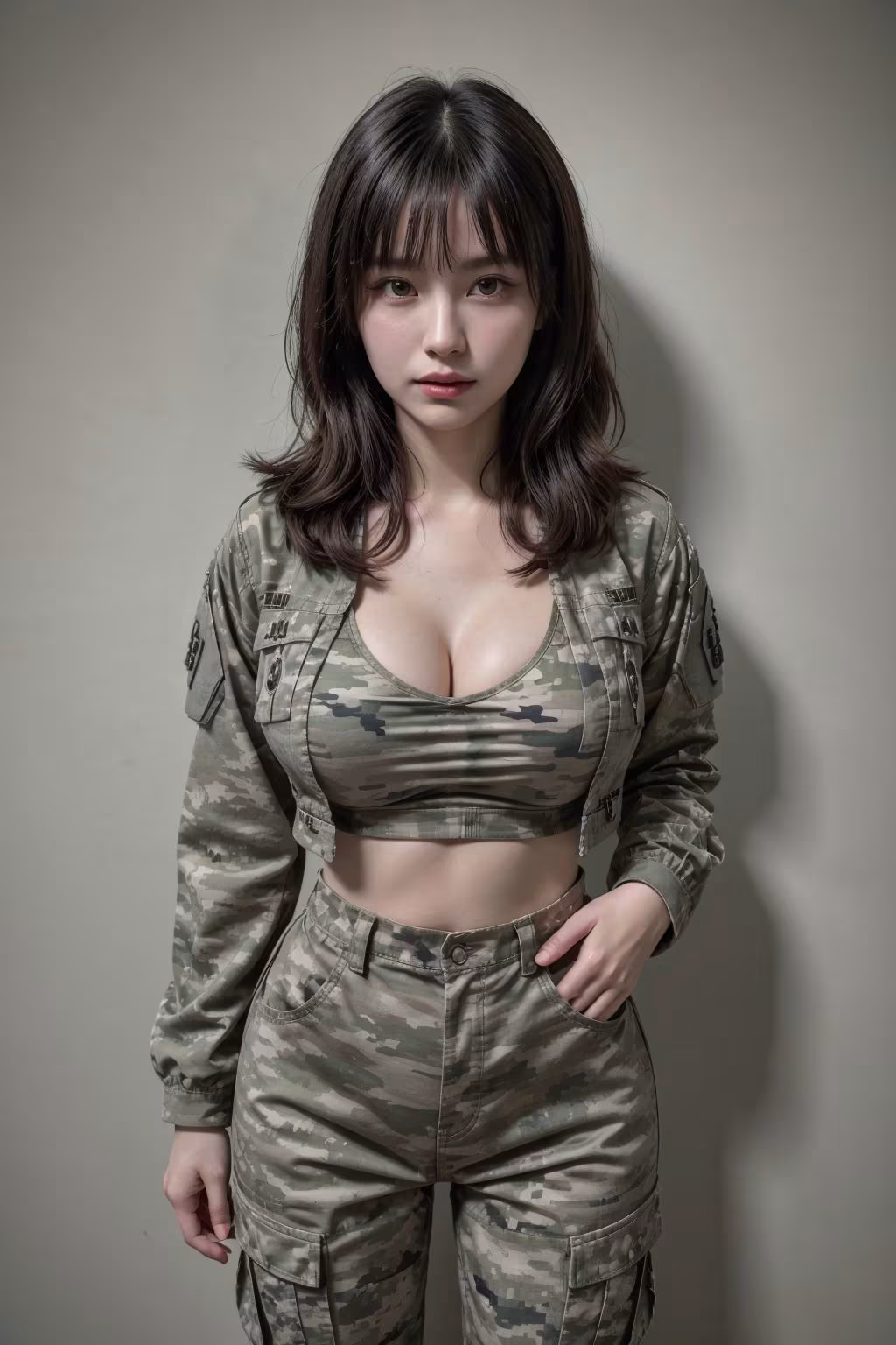 えっちな迷彩服