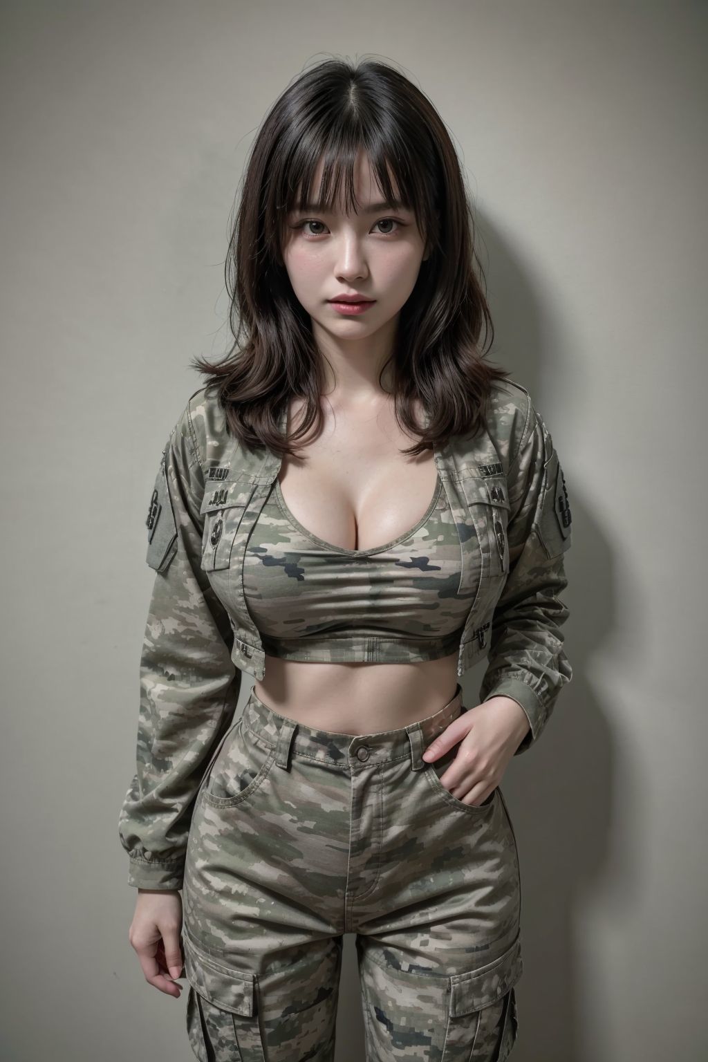 えっちな迷彩服