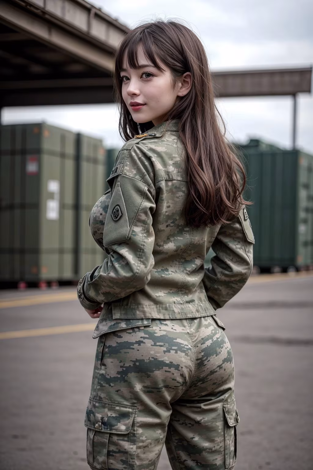 えっちな迷彩服