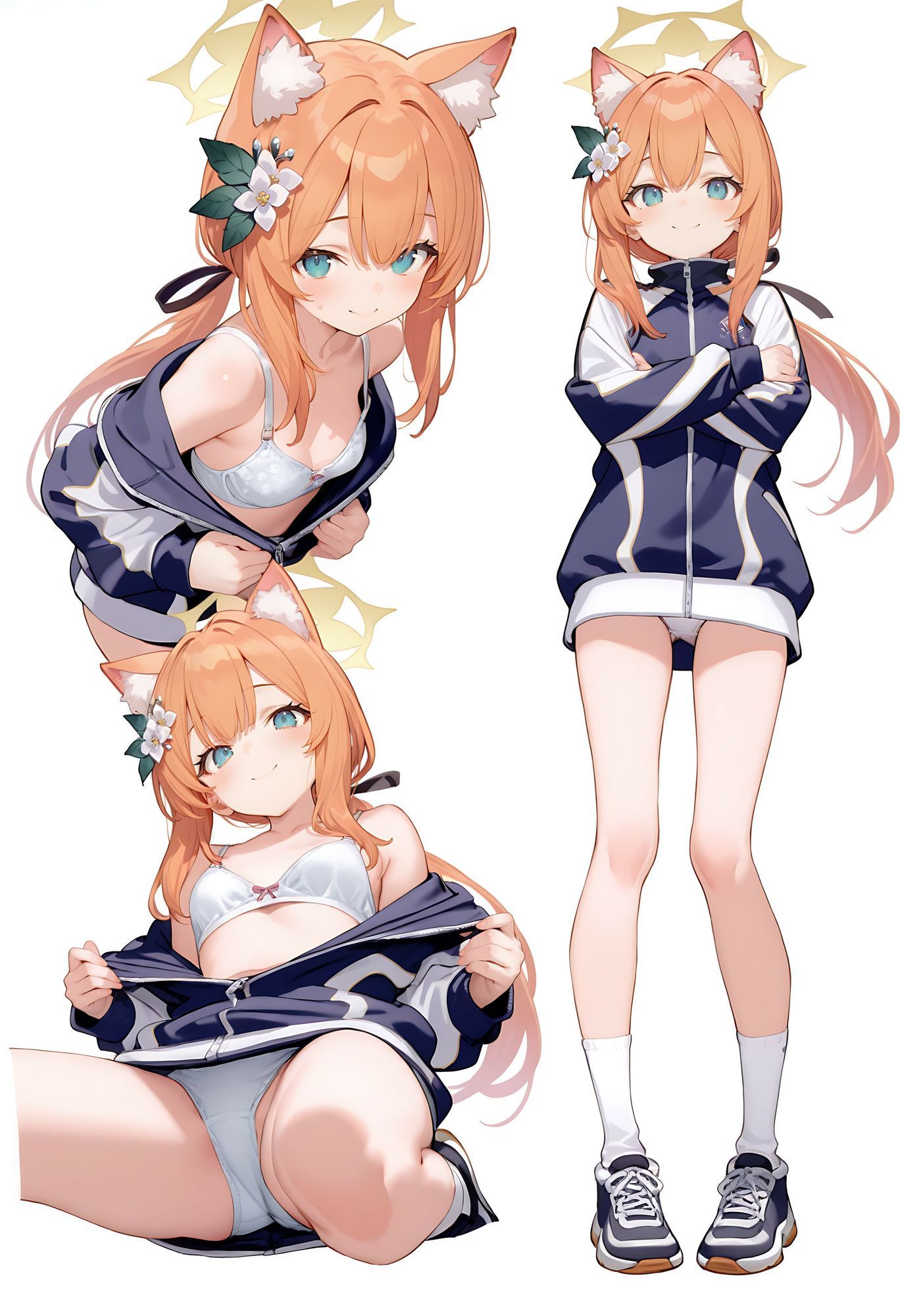 ブルアカCG集6-マルチアングル500枚（下着・メイド・胸チラ・チャイナ・パンスト）