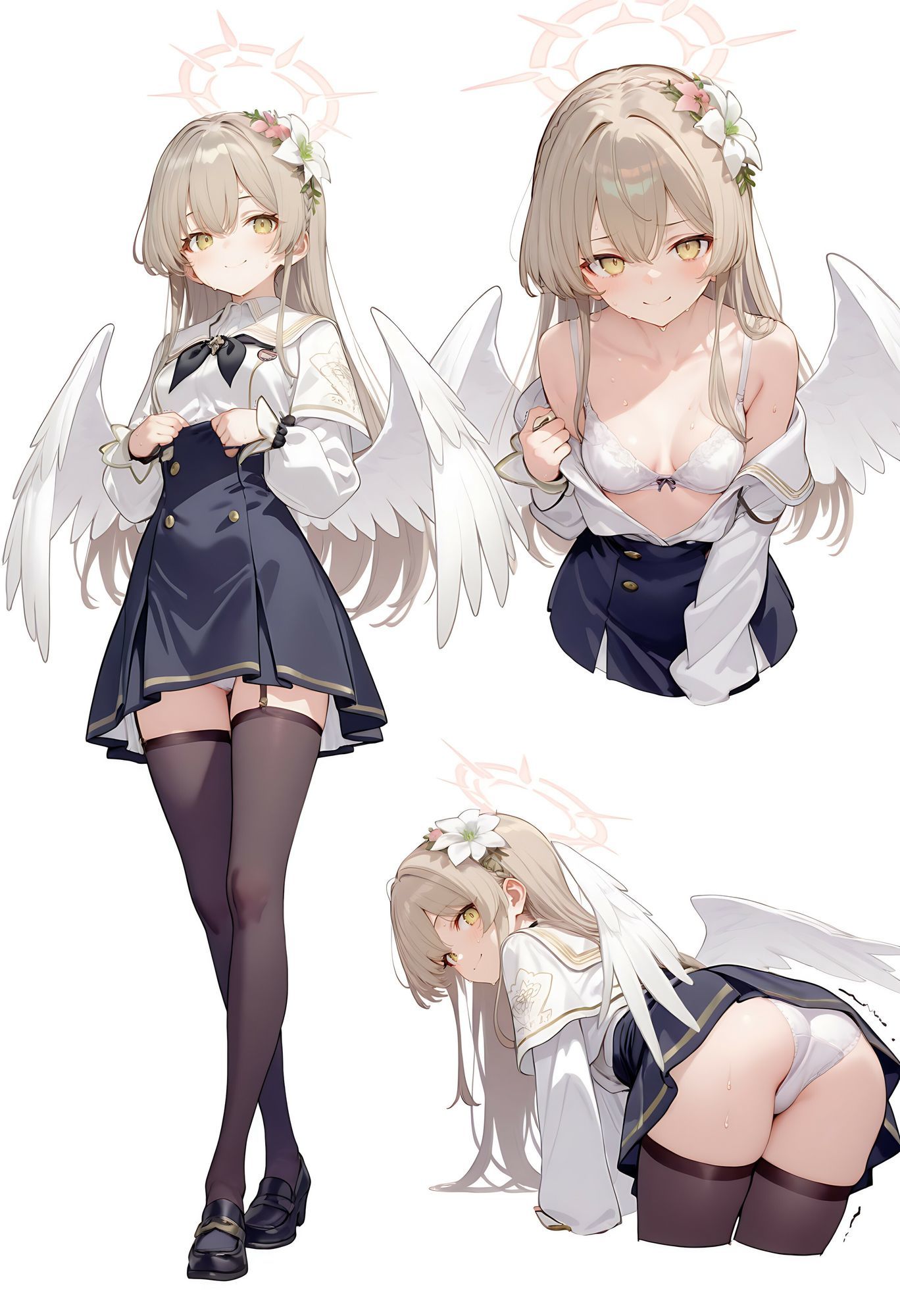 ブルアカCG集6-マルチアングル500枚（下着・メイド・胸チラ・チャイナ・パンスト）