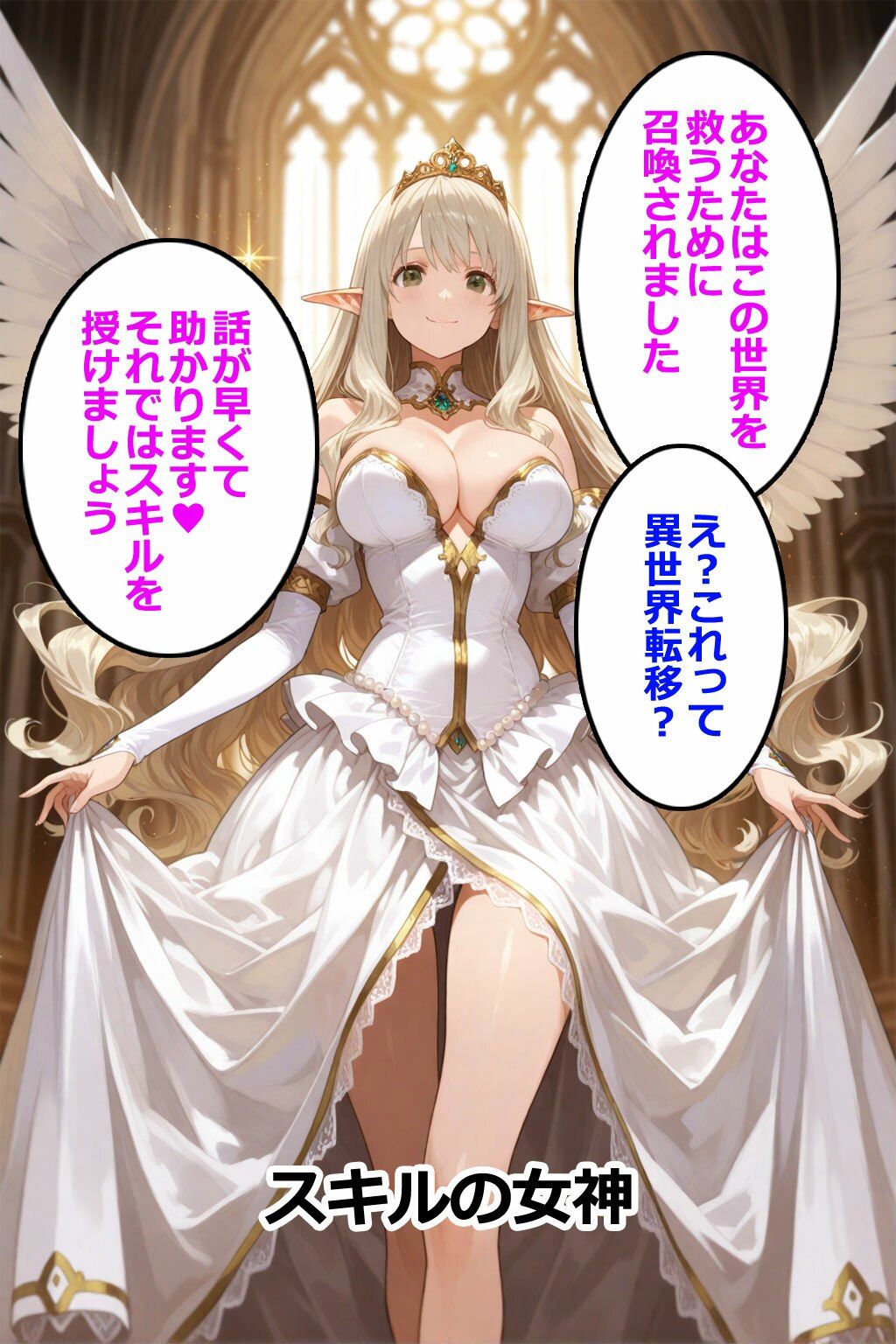 即堕ちクエスト 異世界でもその男と会話してはいけない 即堕ち2コマ