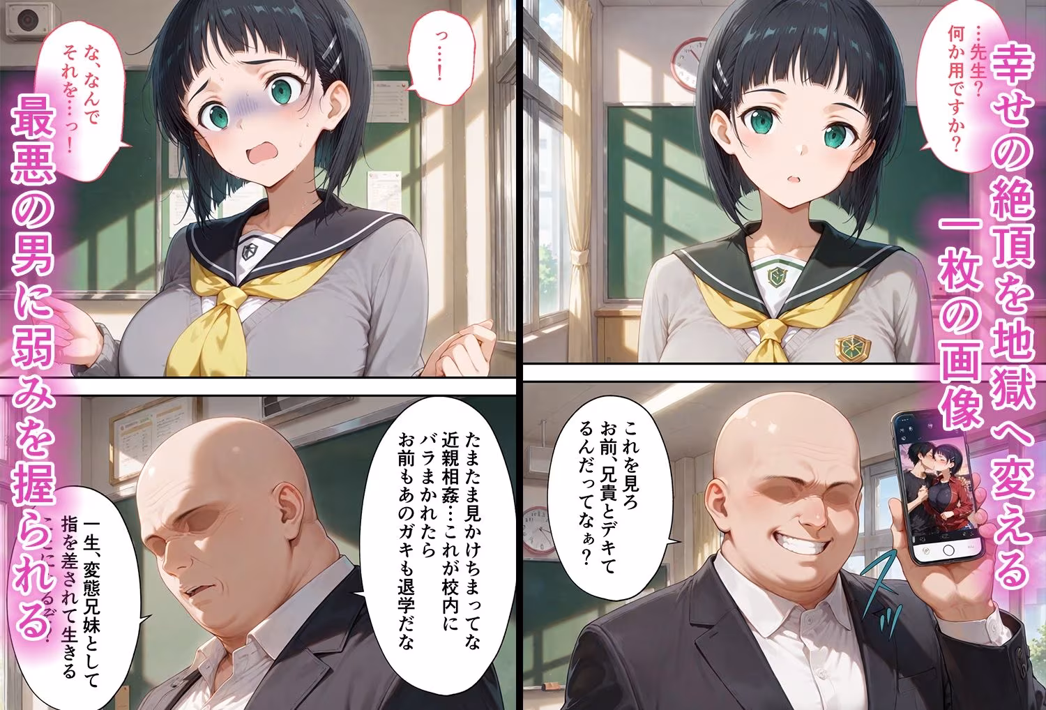 弱みを握られた俺の彼女が寝取られ堕ちるまで 直葉編