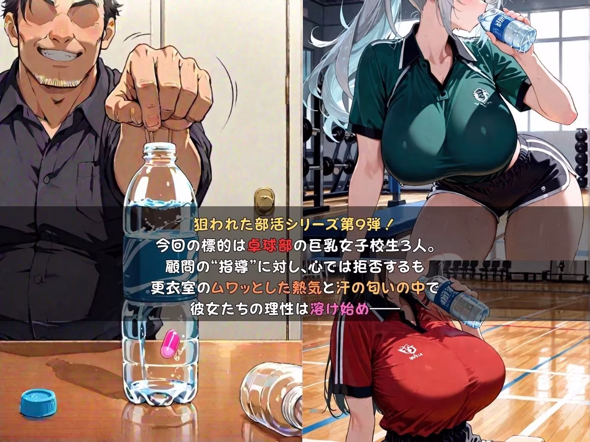 狙われた女子校生卓球部編─顧問の無限イキ地獄に堕ちていく巨乳JK─