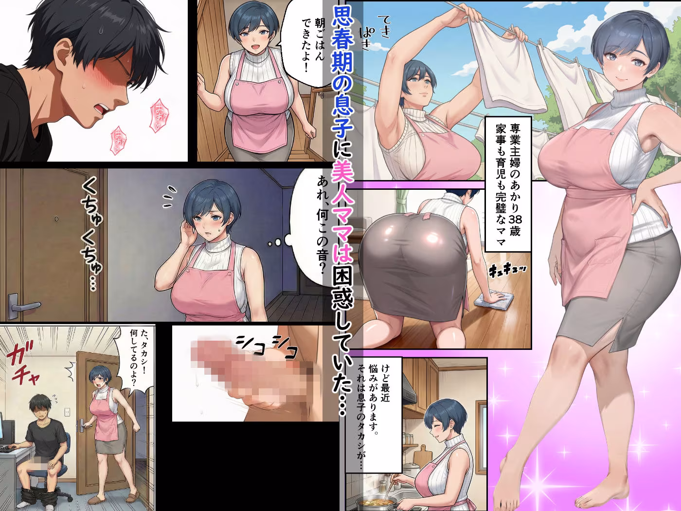 勝気ママの甘い弱点 〜ママだけど息子の性欲に負けちゃう話〜