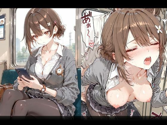 満員電車で巨乳制服女子4人が男に囲まれ交互えっちでイキ狂う体験談 w