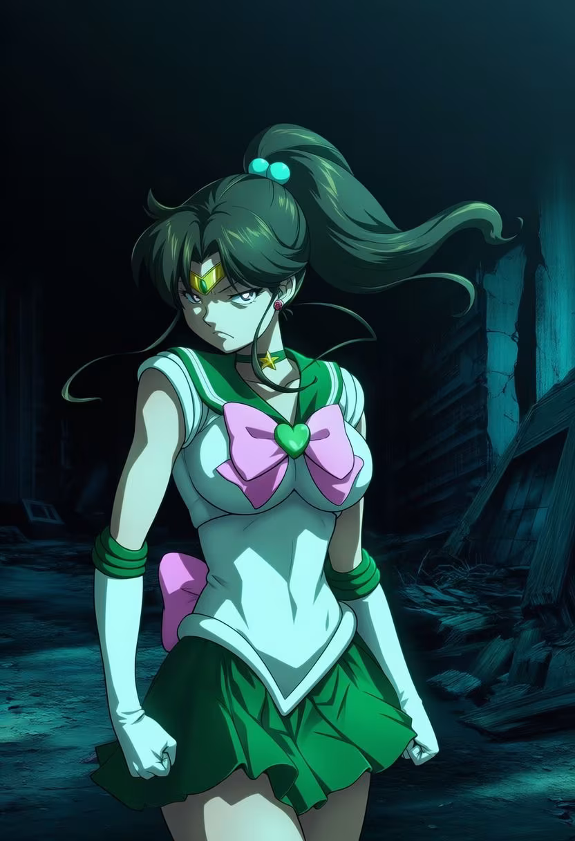 セーラージュピタ●（木野まこ●）vsぬるぬる触手