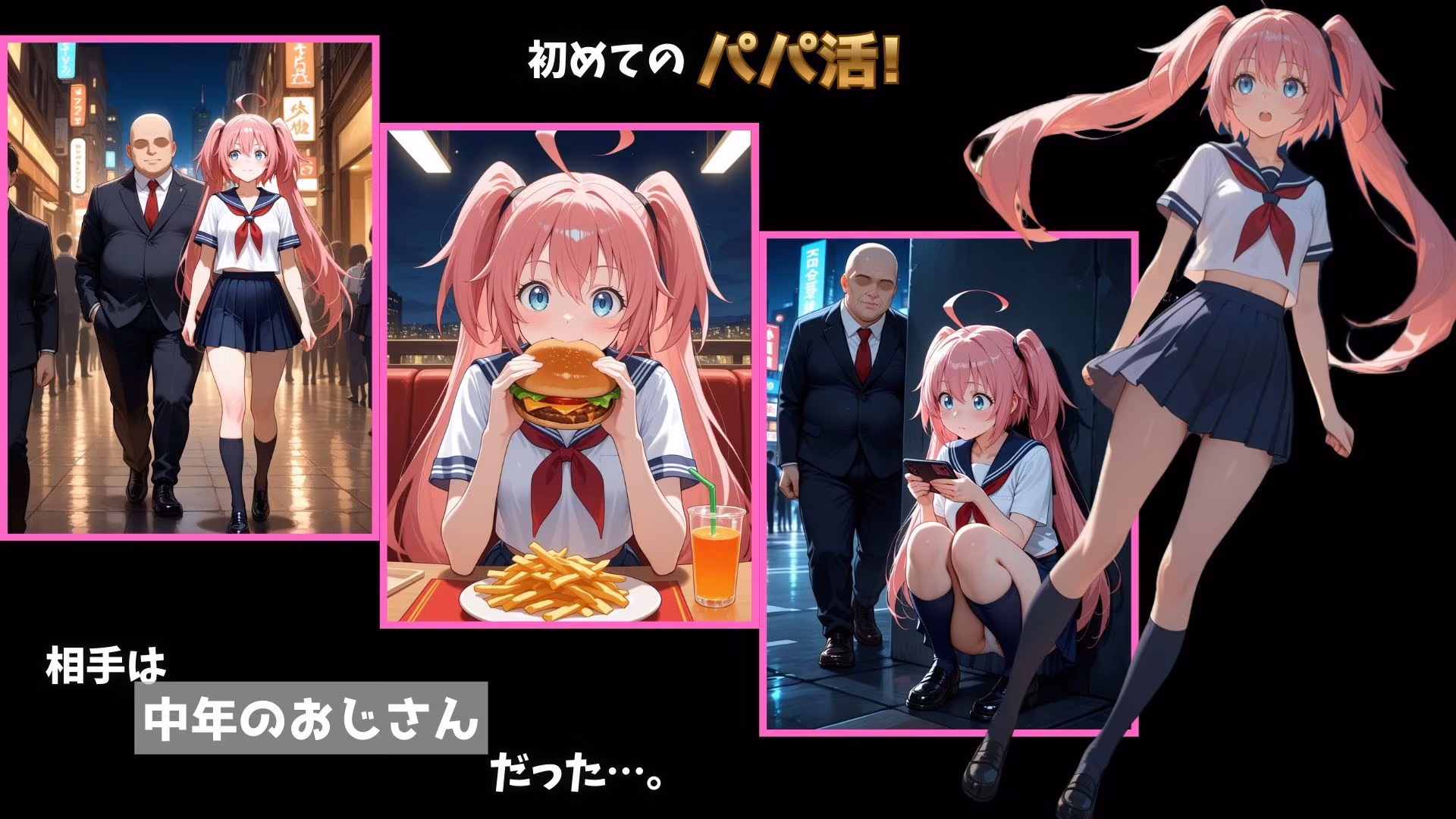 転生JKミ◯ムのパパ活夜話〜最強ドラゴン姫が冴えない絶倫おじさんにトロけさせられ完全メス堕ち〜