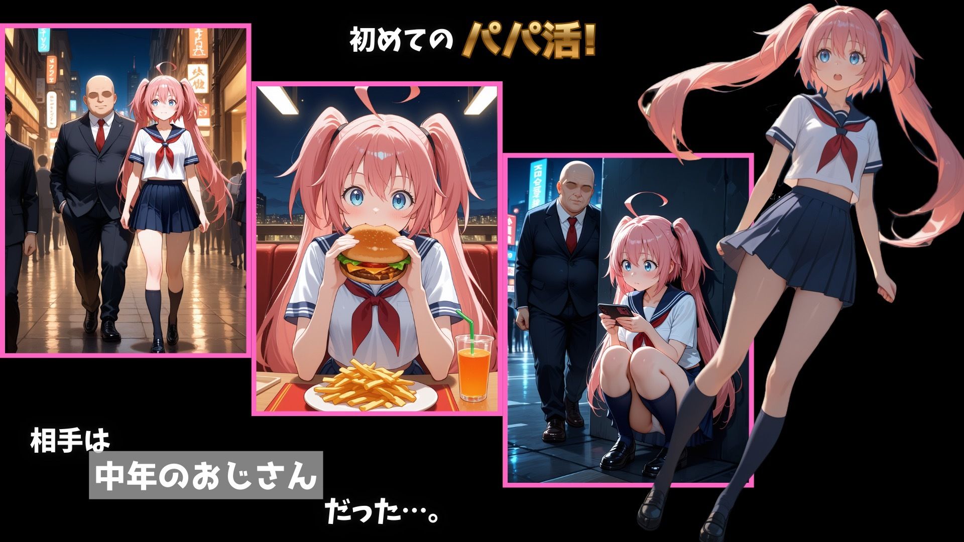 転生JKミ◯ムのパパ活夜話〜最強ドラゴン姫が冴えない絶倫おじさんにトロけさせられ完全メス堕ち〜