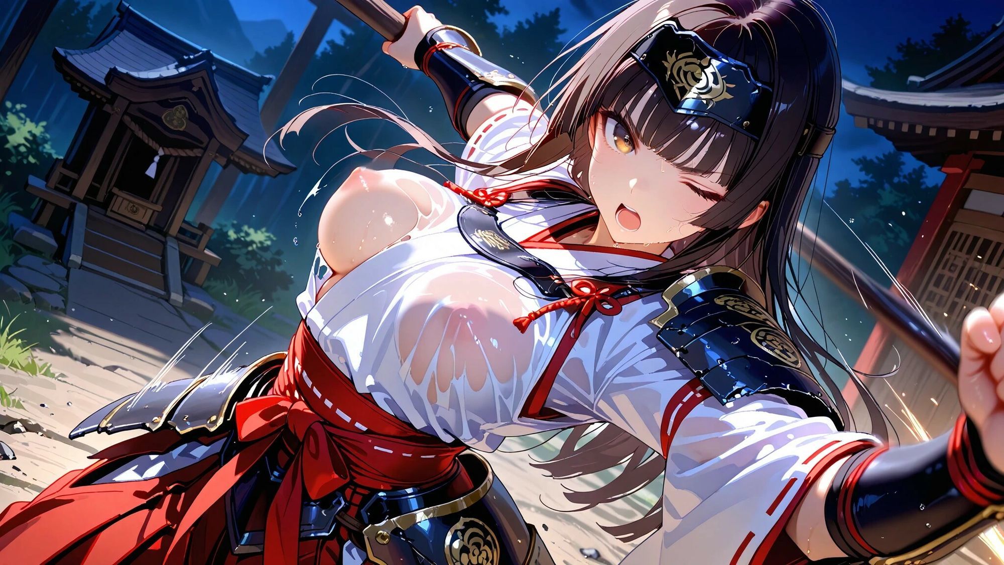 神前に散りし戦巫女の純潔