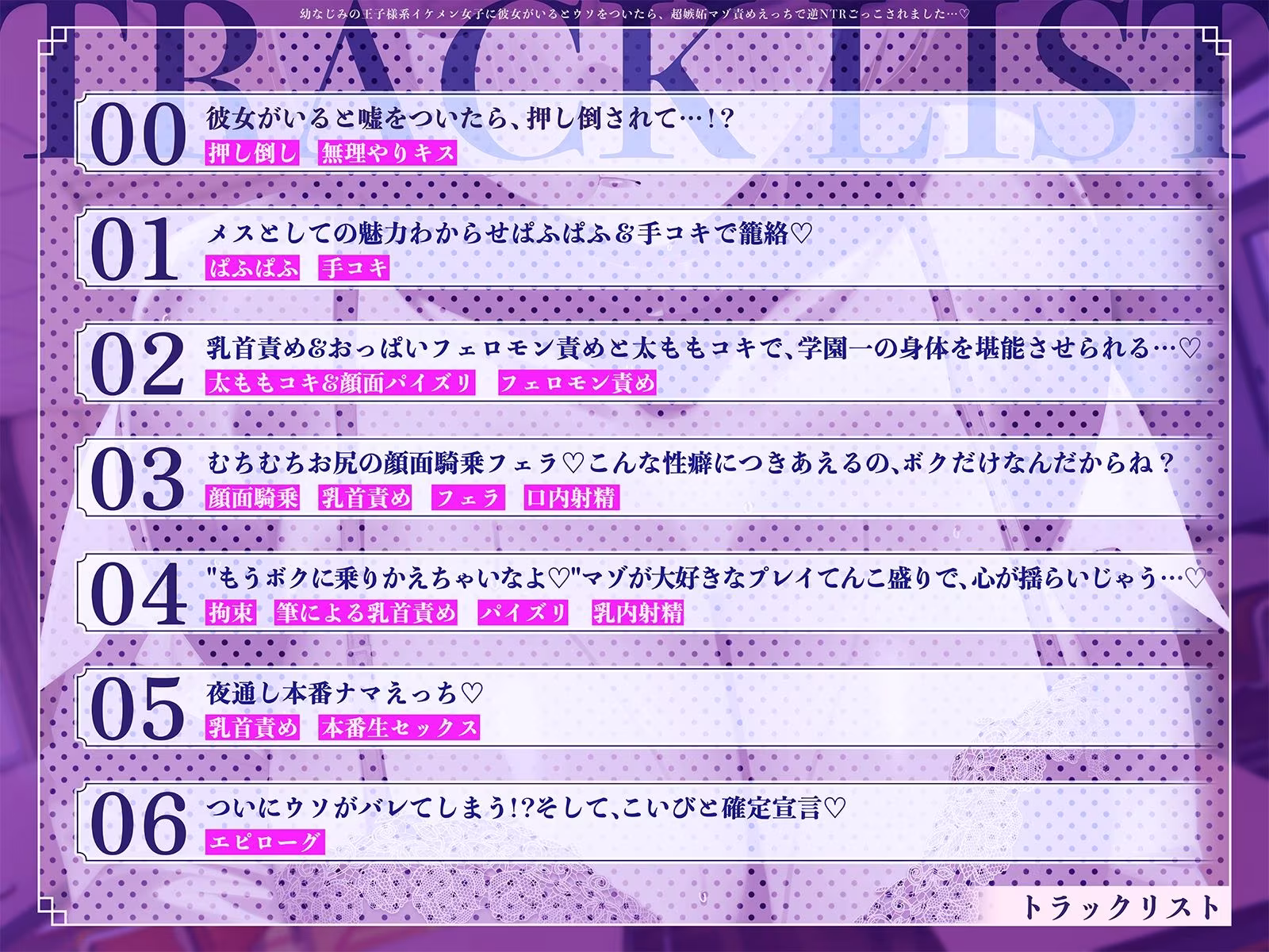 幼なじみの王子様系イケメン女子に彼女がいるとウソをついたら、超嫉妬マゾ責めえっちで逆NTRごっこされました…♪【KU100収録】