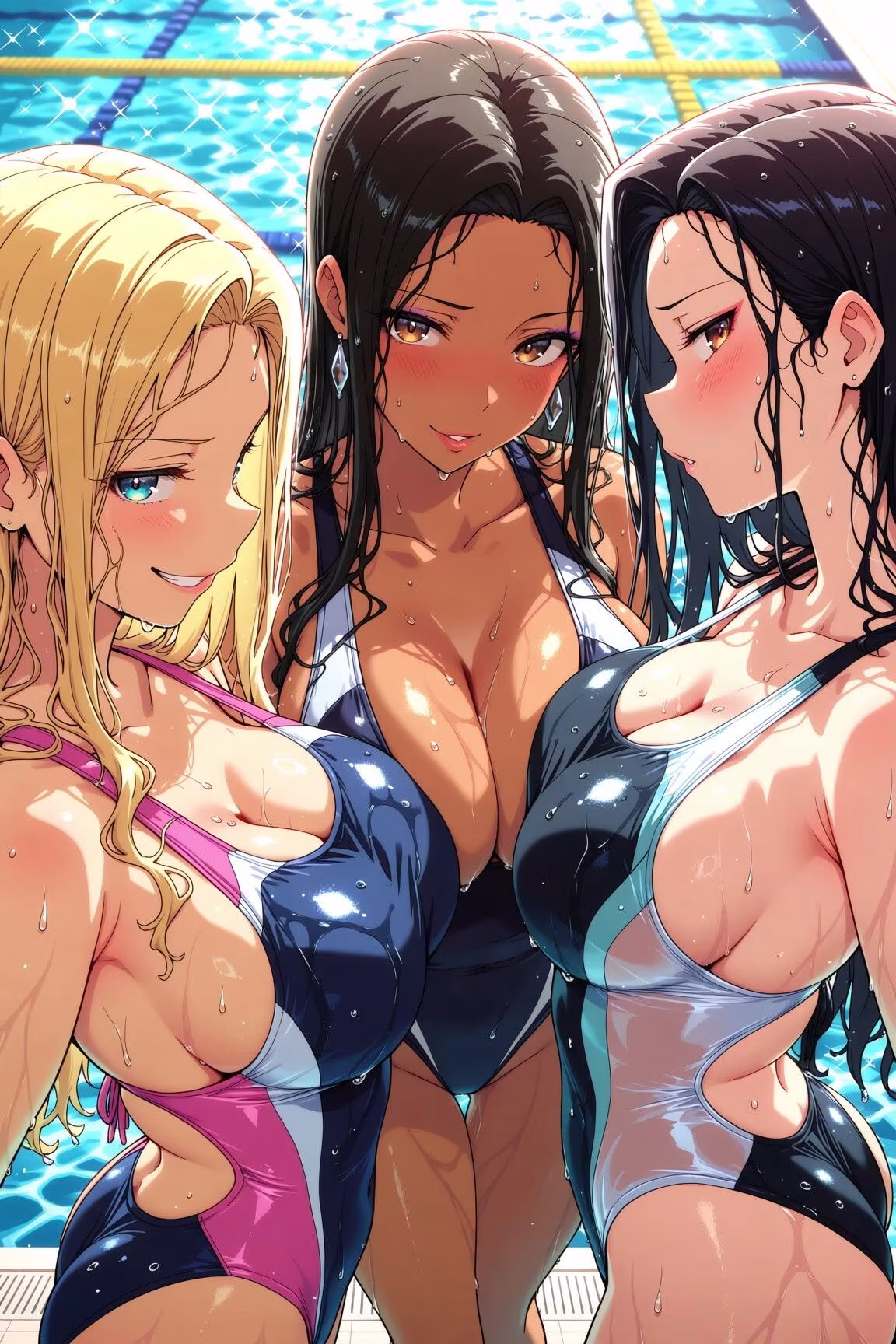 ギャルなのは見た目だけ！ 〜清楚な処女ギャルたちが、巨根君にメロメロになっちゃう件〜