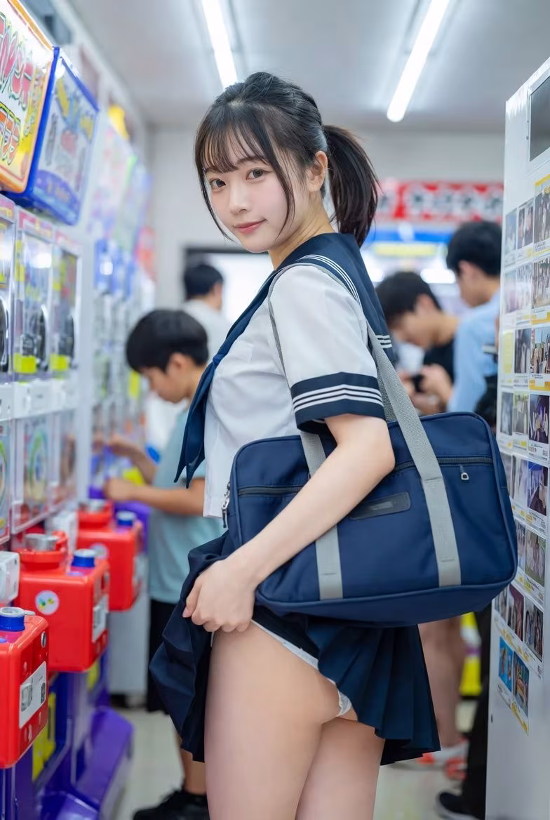 JK露出遊戯 〜危険で甘い、制服めくりプレイ〜