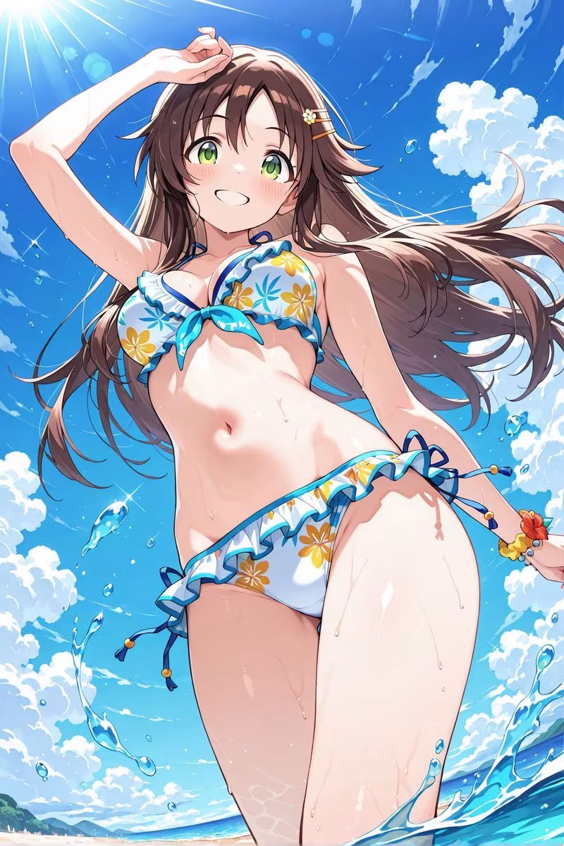 アイドル○スター9  水着に着替えたら
