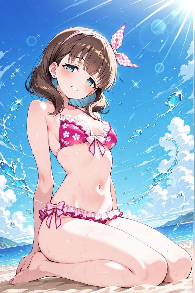 アイドル○スター9  水着に着替えたら