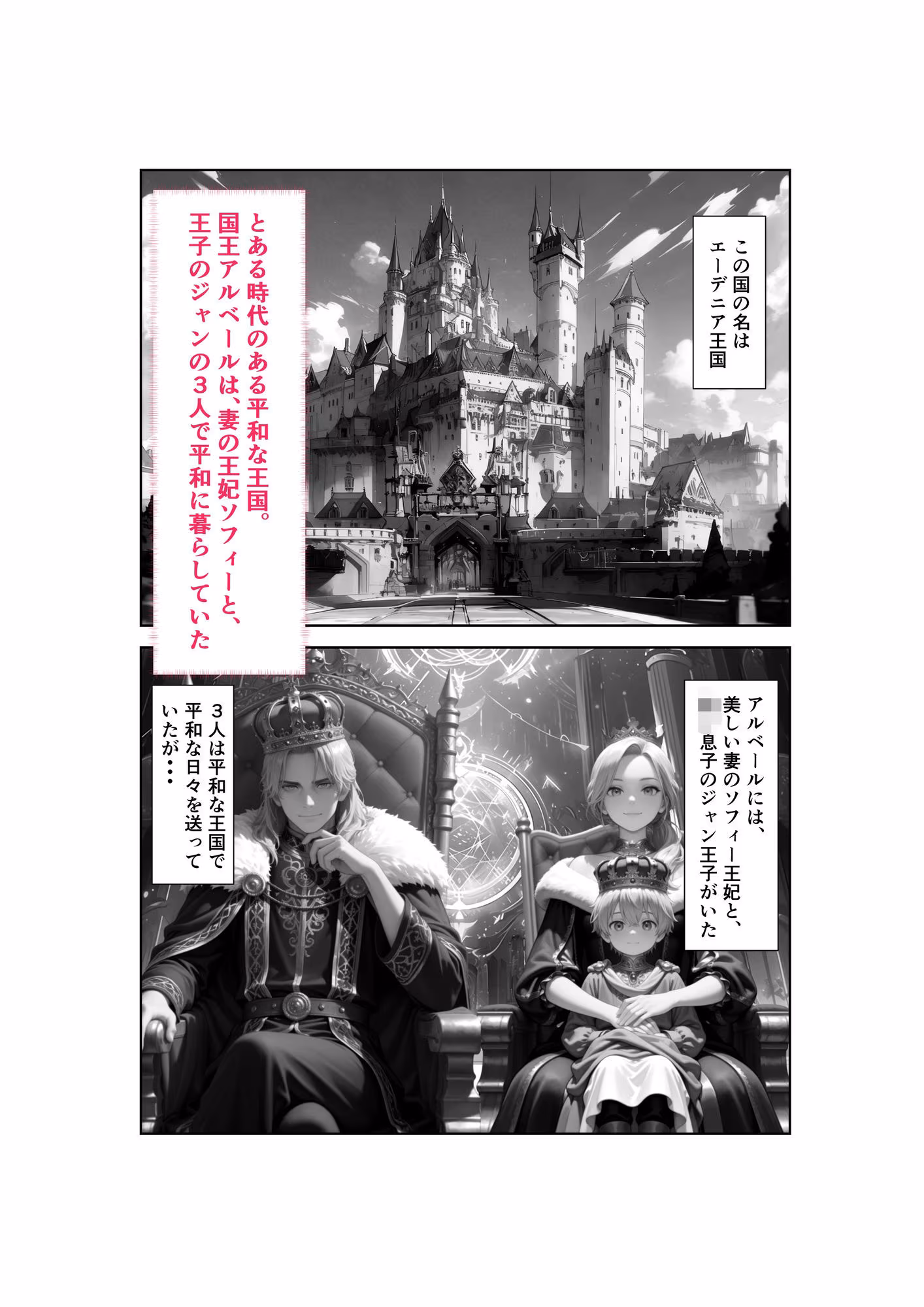 Captured（キャプチャード）囚われの王妃  第1章