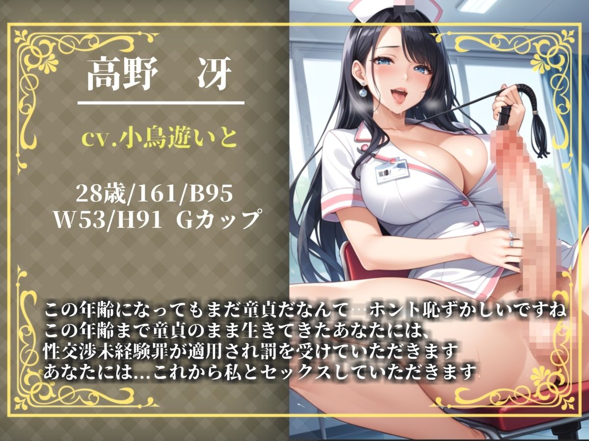 【新作価格】【豪華おまけあり】【プレミアムサウンド】性交未経験罪♪ 18歳で童貞の男子はふたなり保険医さんの絶倫ち●ぽで、けつあながとろとろオスまんこになるまで犯●れてメスにされてしまうお話。