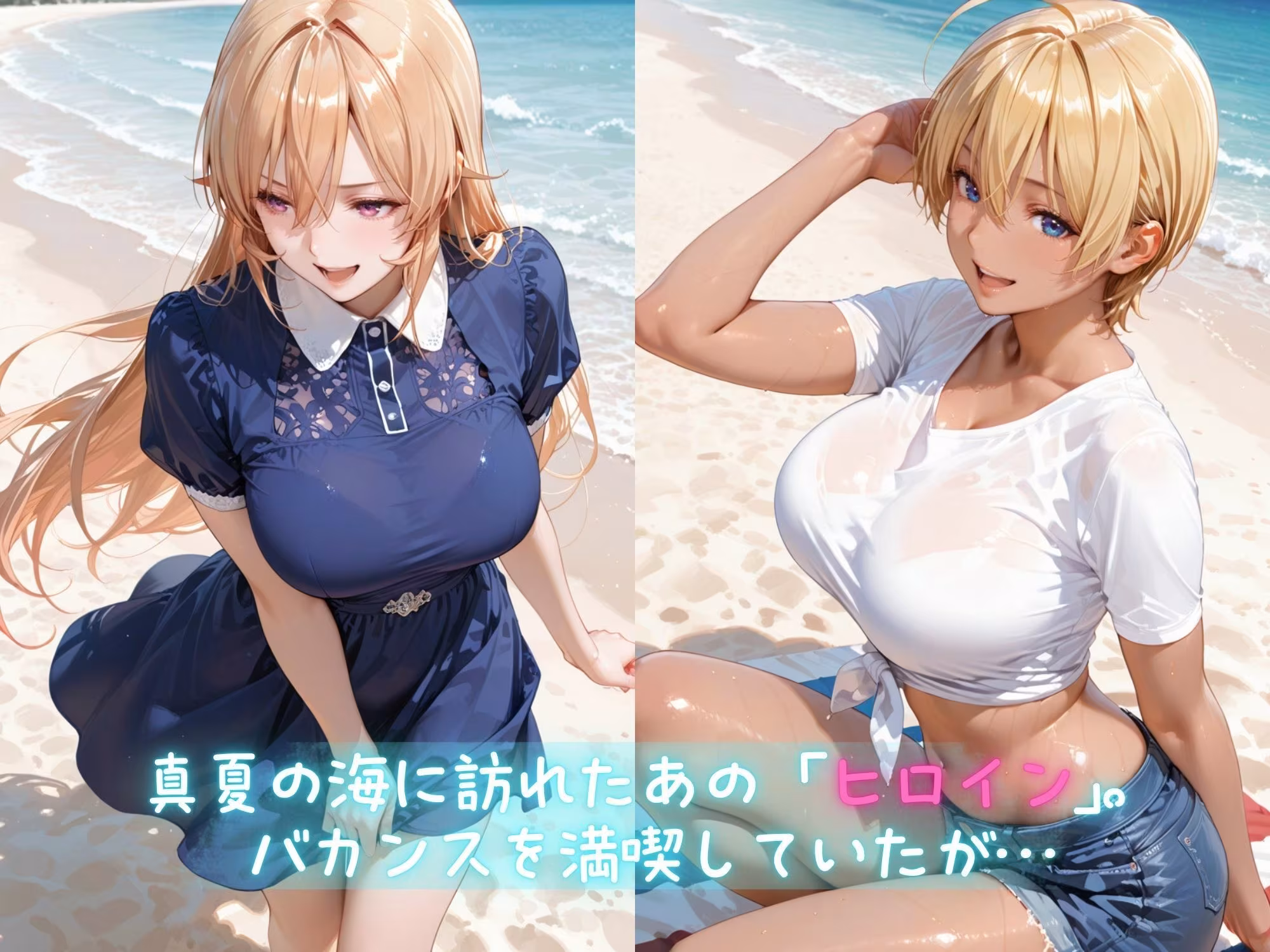 メス堕ちヒロイン  〜 え●な＆い●み 夏の海編 〜
